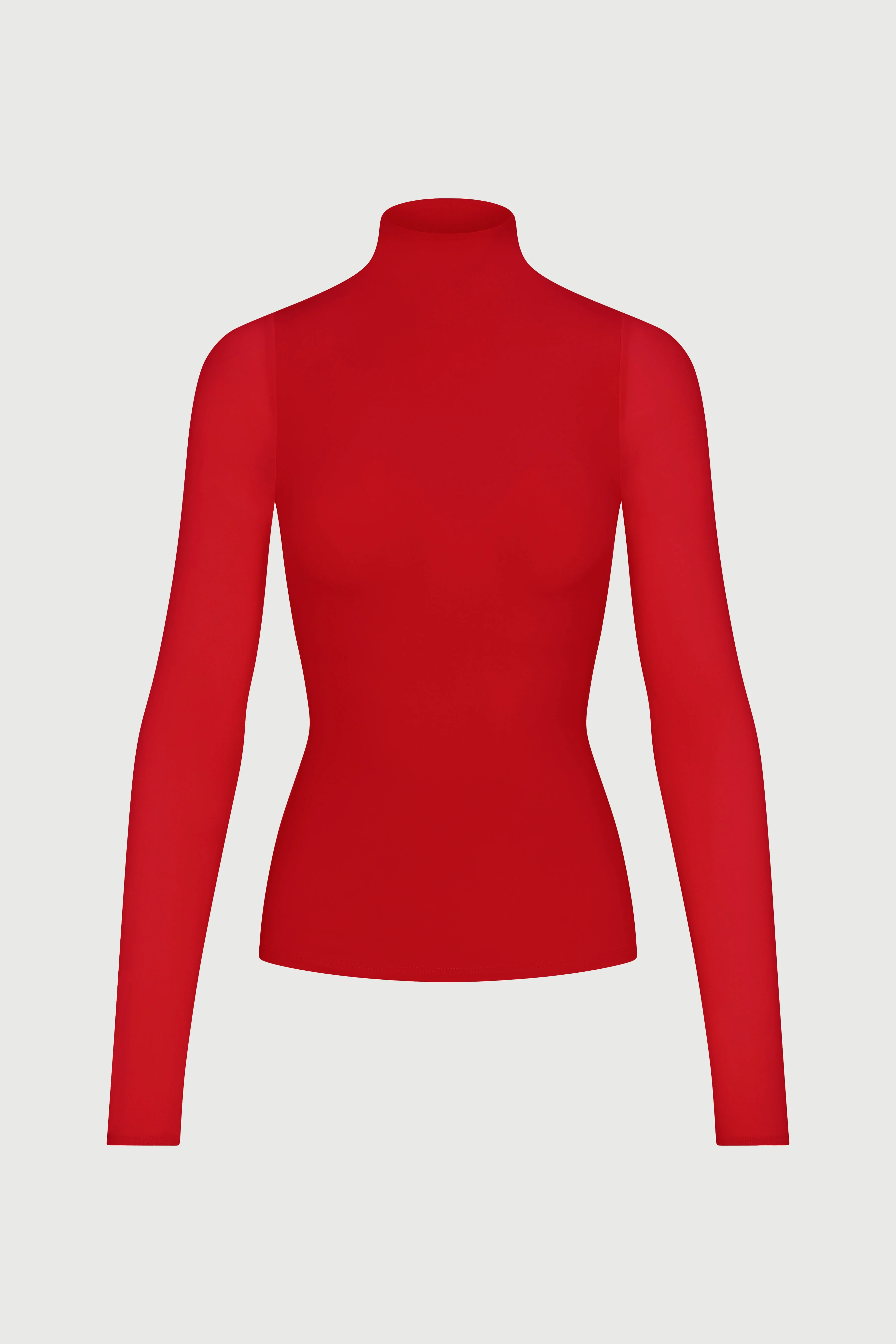 Naked Mock Neck Top - Image 61