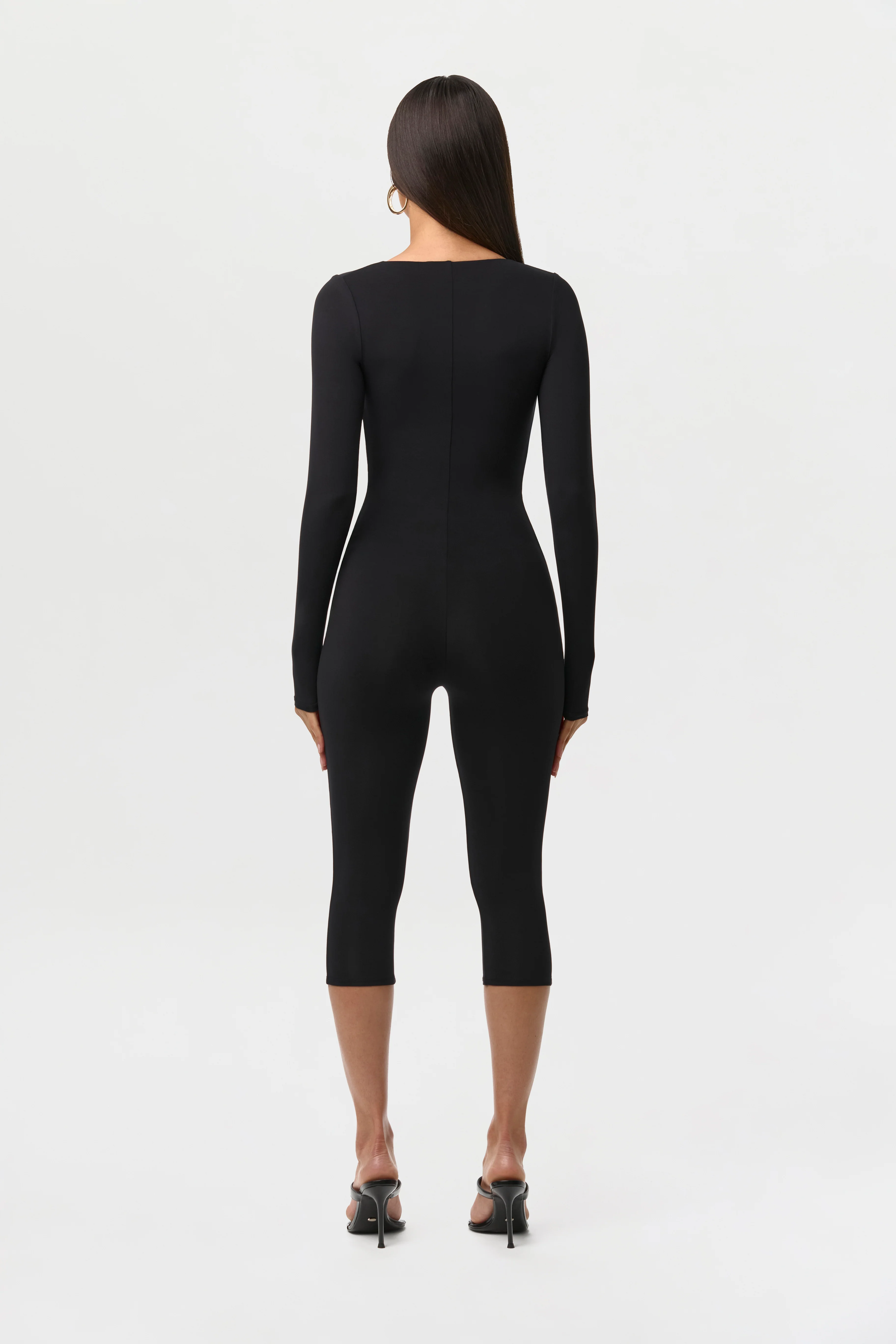 Naked Cutout Capri Jumpsuit - Image 6