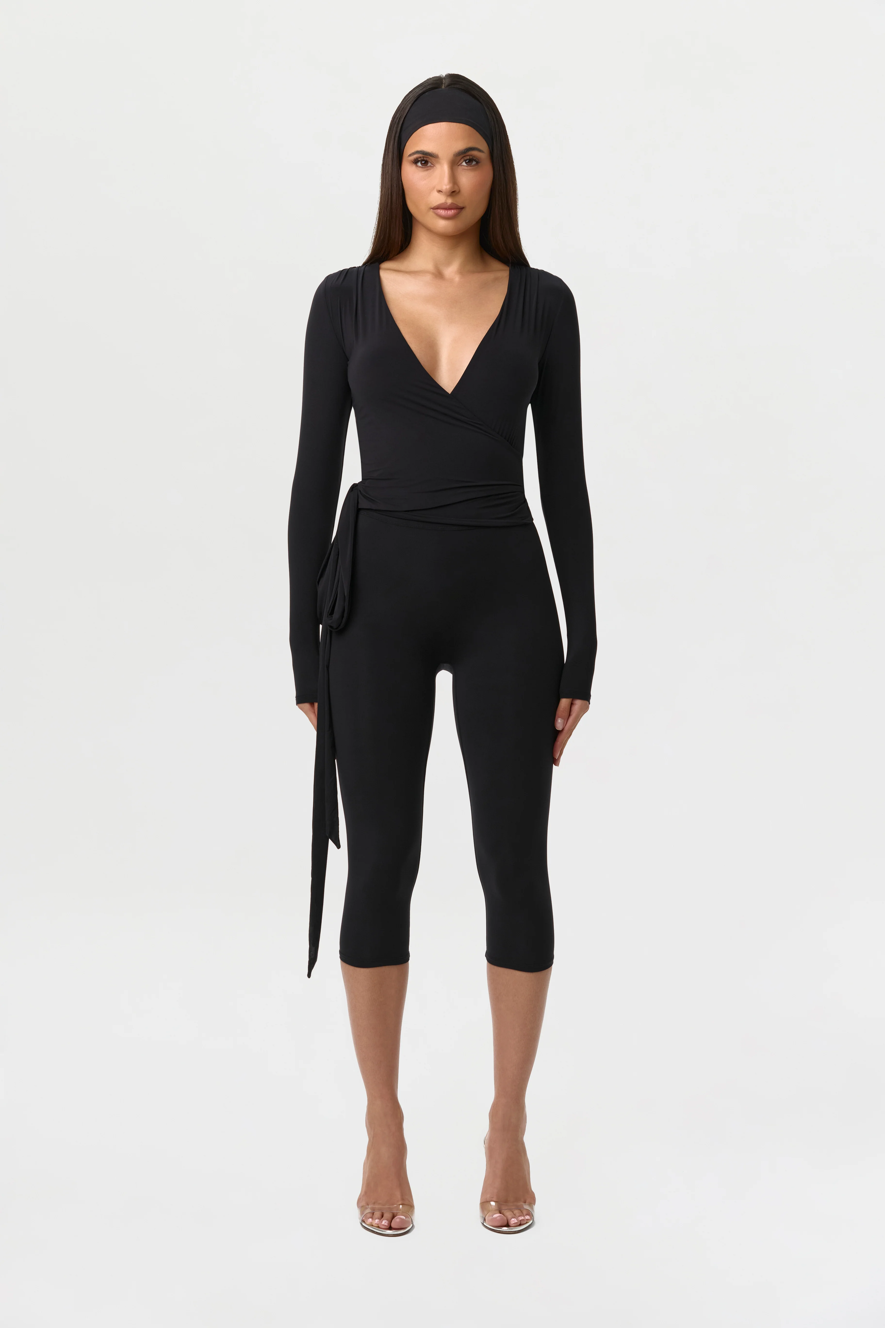 Naked Wrap V-Neck Top - Image 2