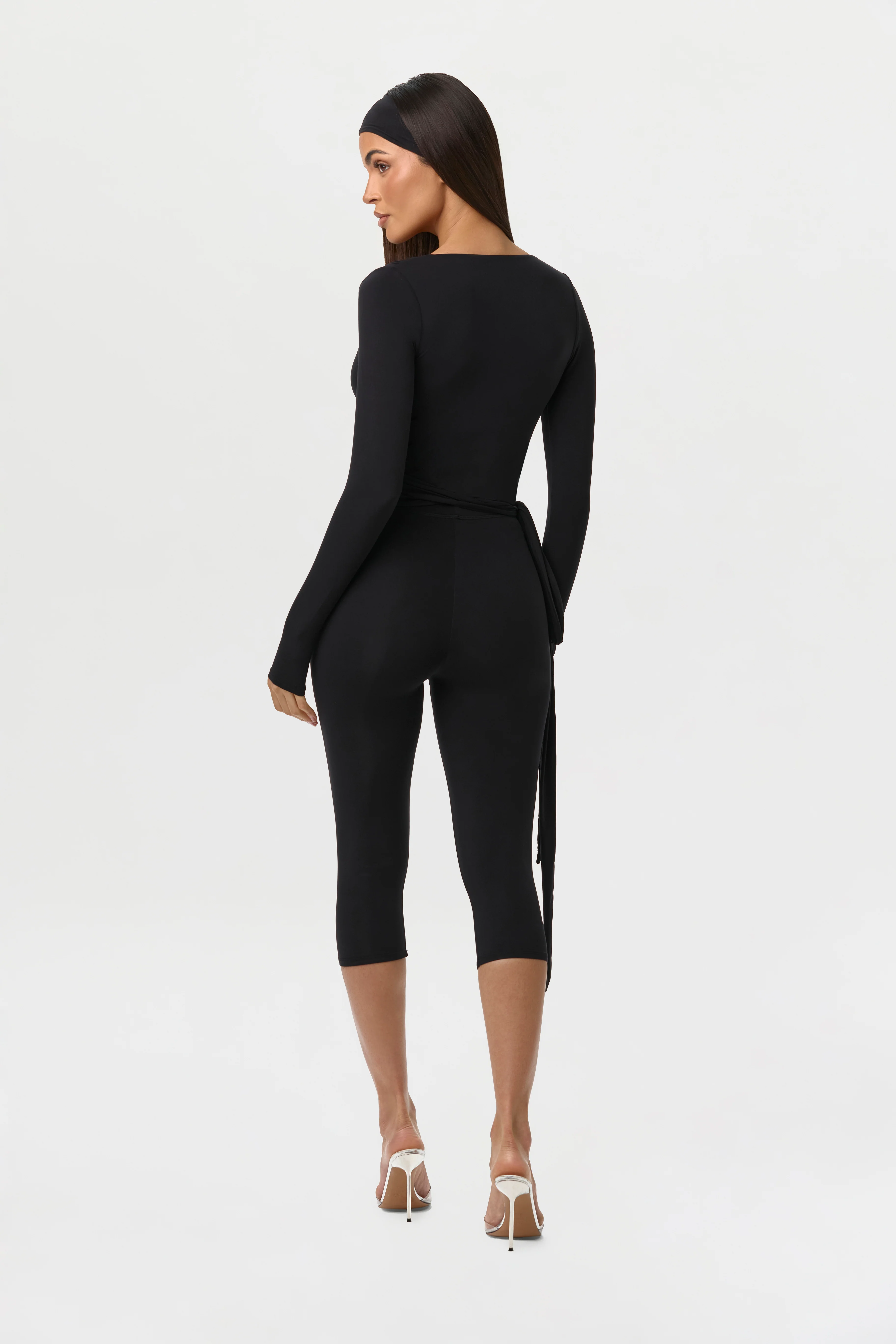 Naked Wrap V-Neck Top - Image 4