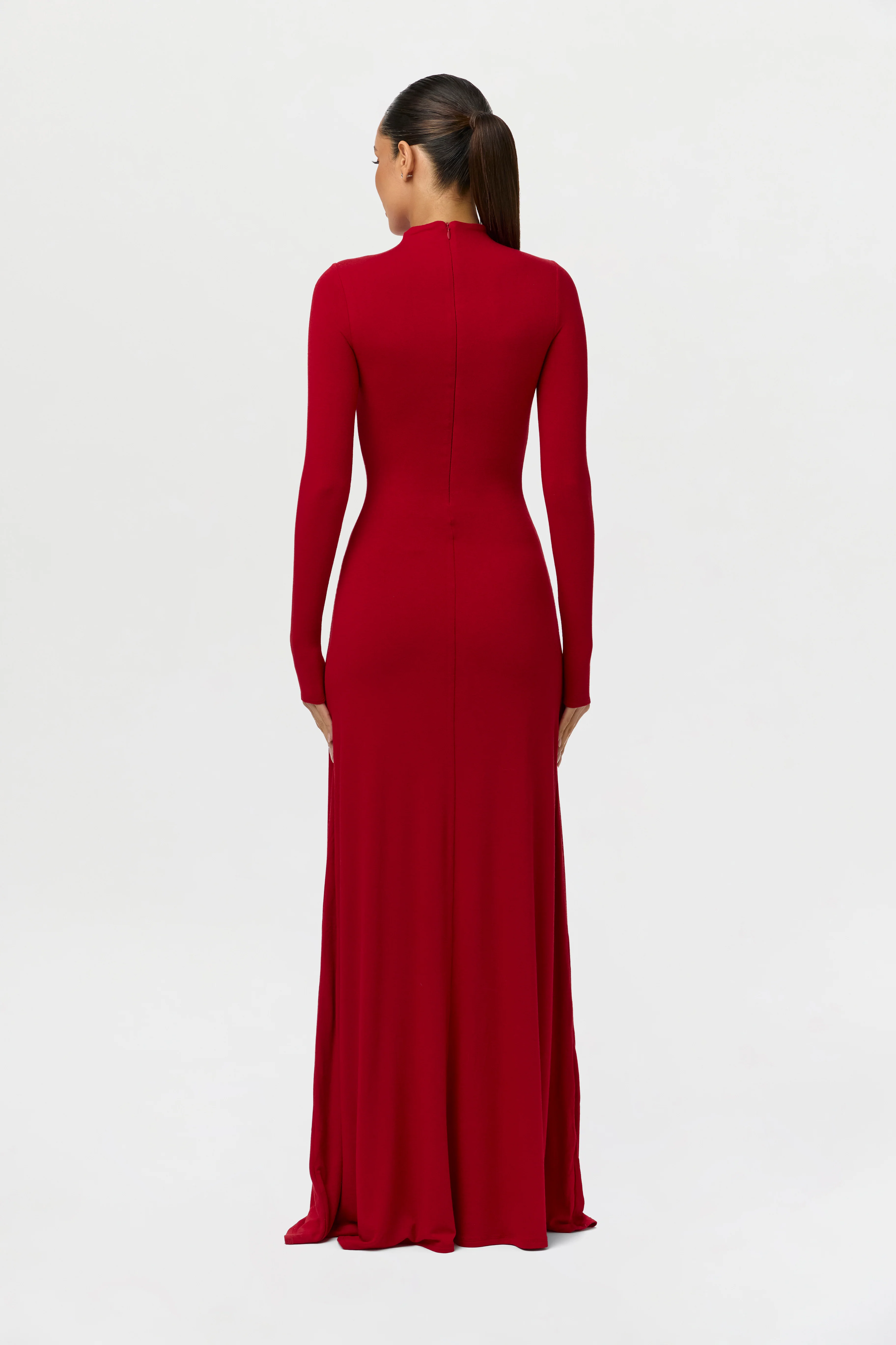 NW Mock Neck Maxi Dress - Image 5