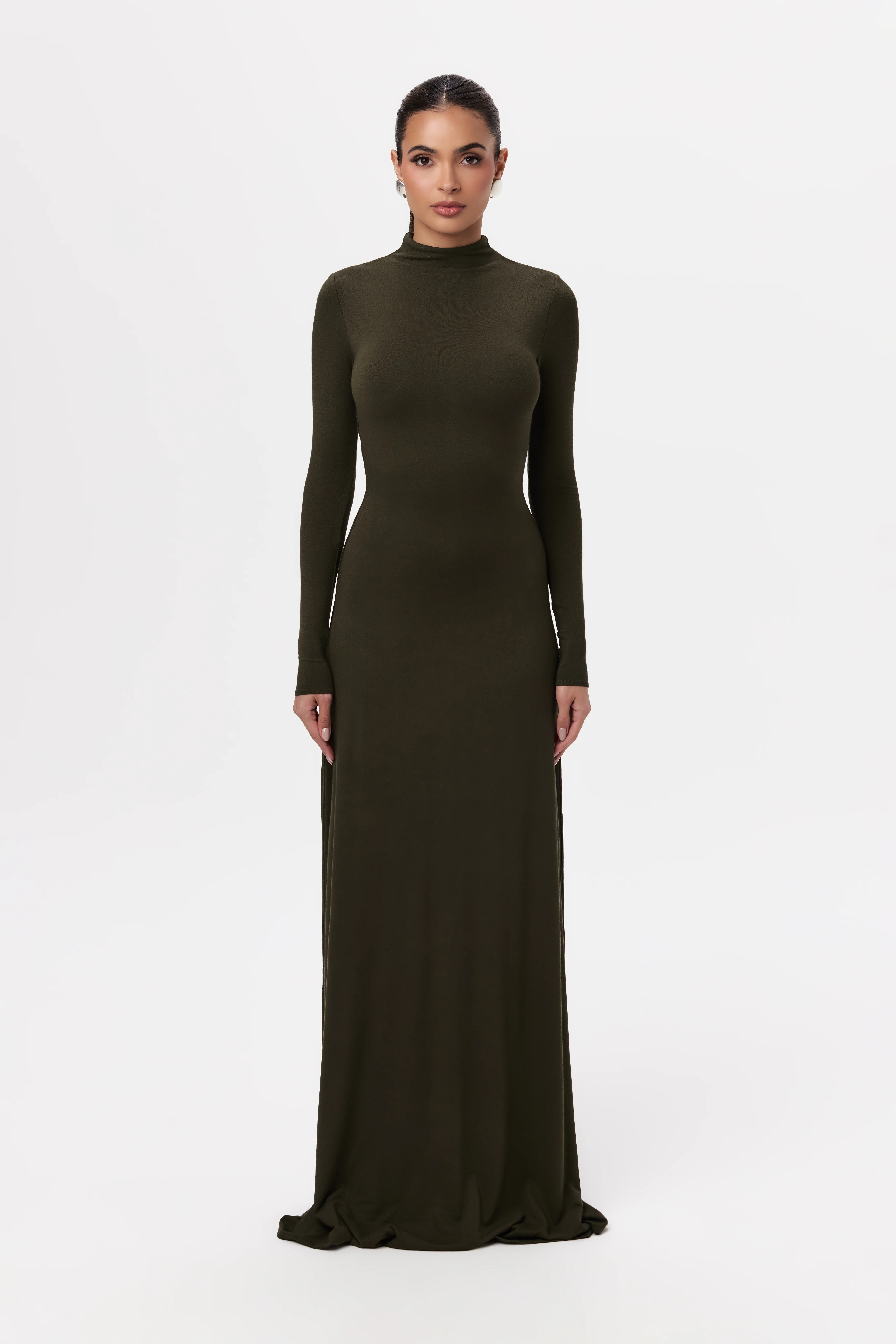 NW Mock Neck Maxi Dress - Image 6