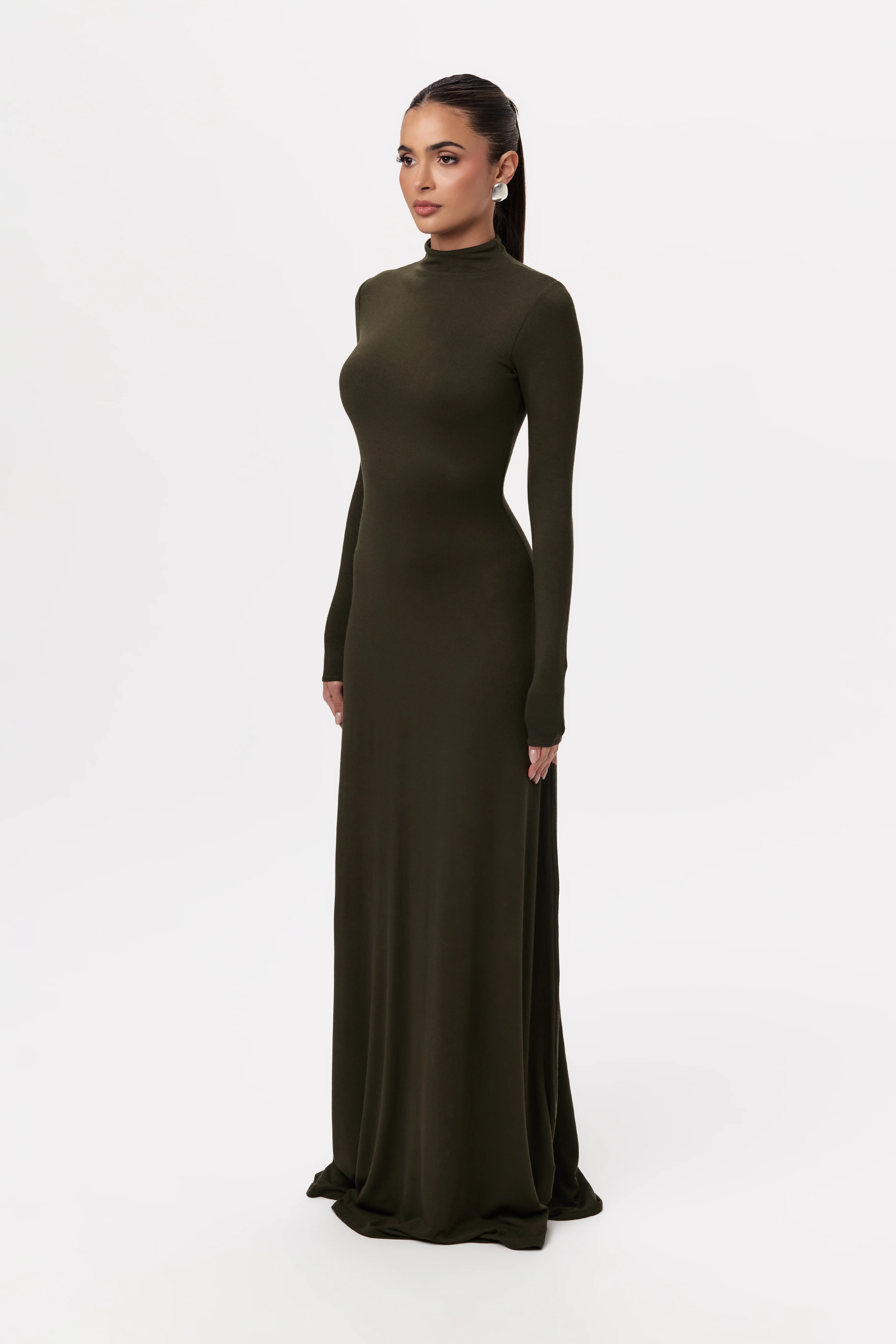 NW Mock Neck Maxi Dress - Image 7