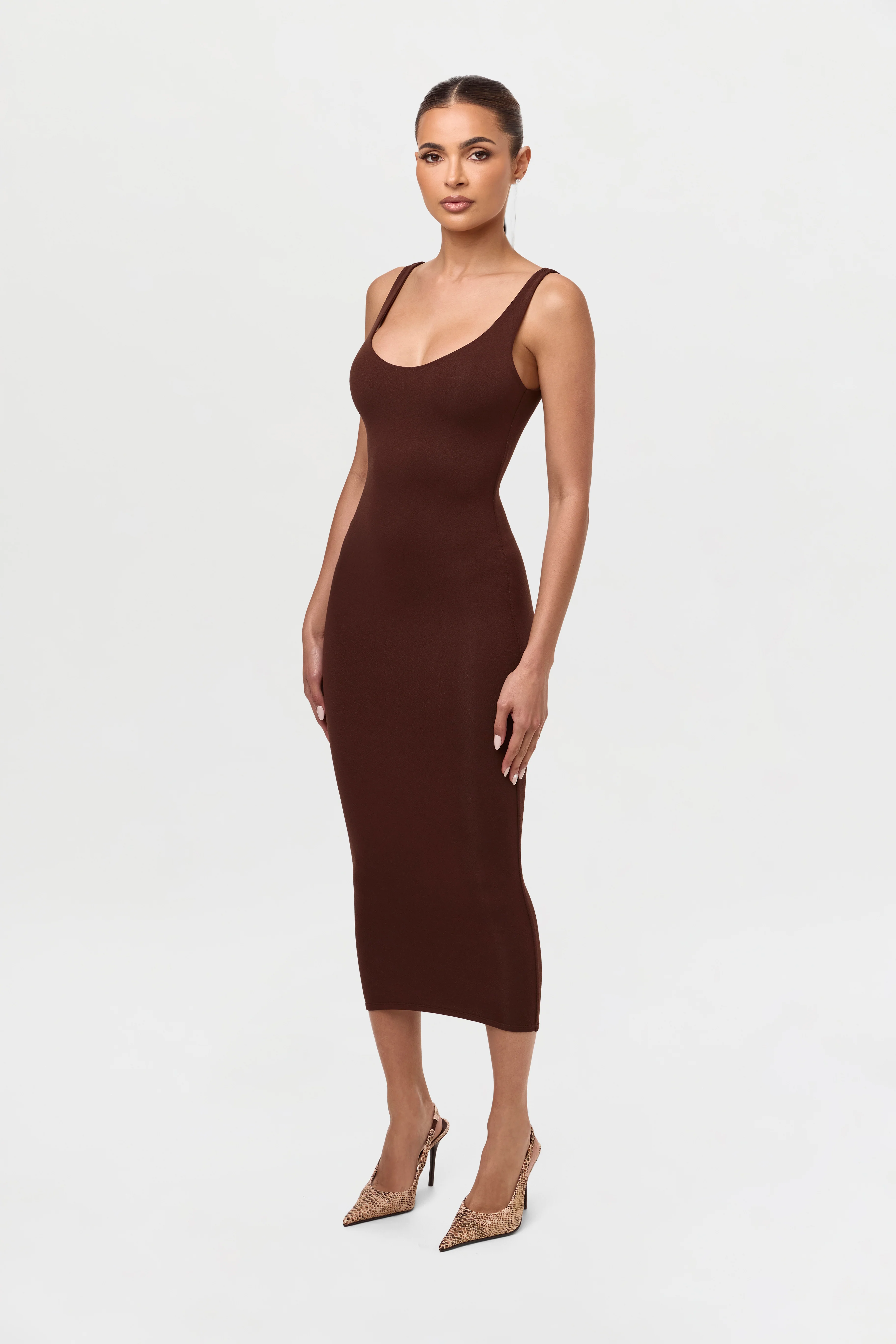 NW Sculpt Tank Midi Dress - Image 3