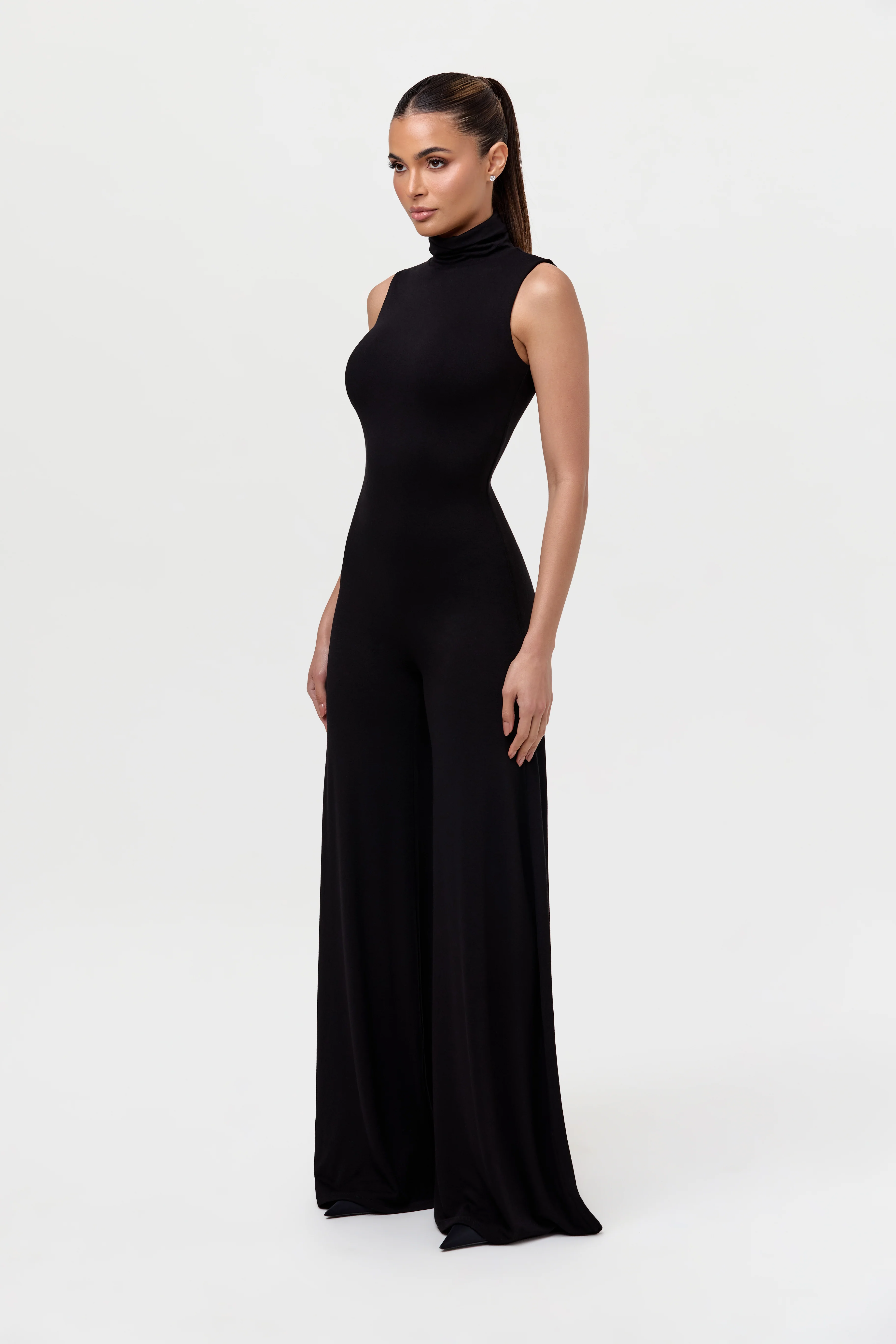 NW Turtleneck Wide Leg Jumpsuit - Image 3