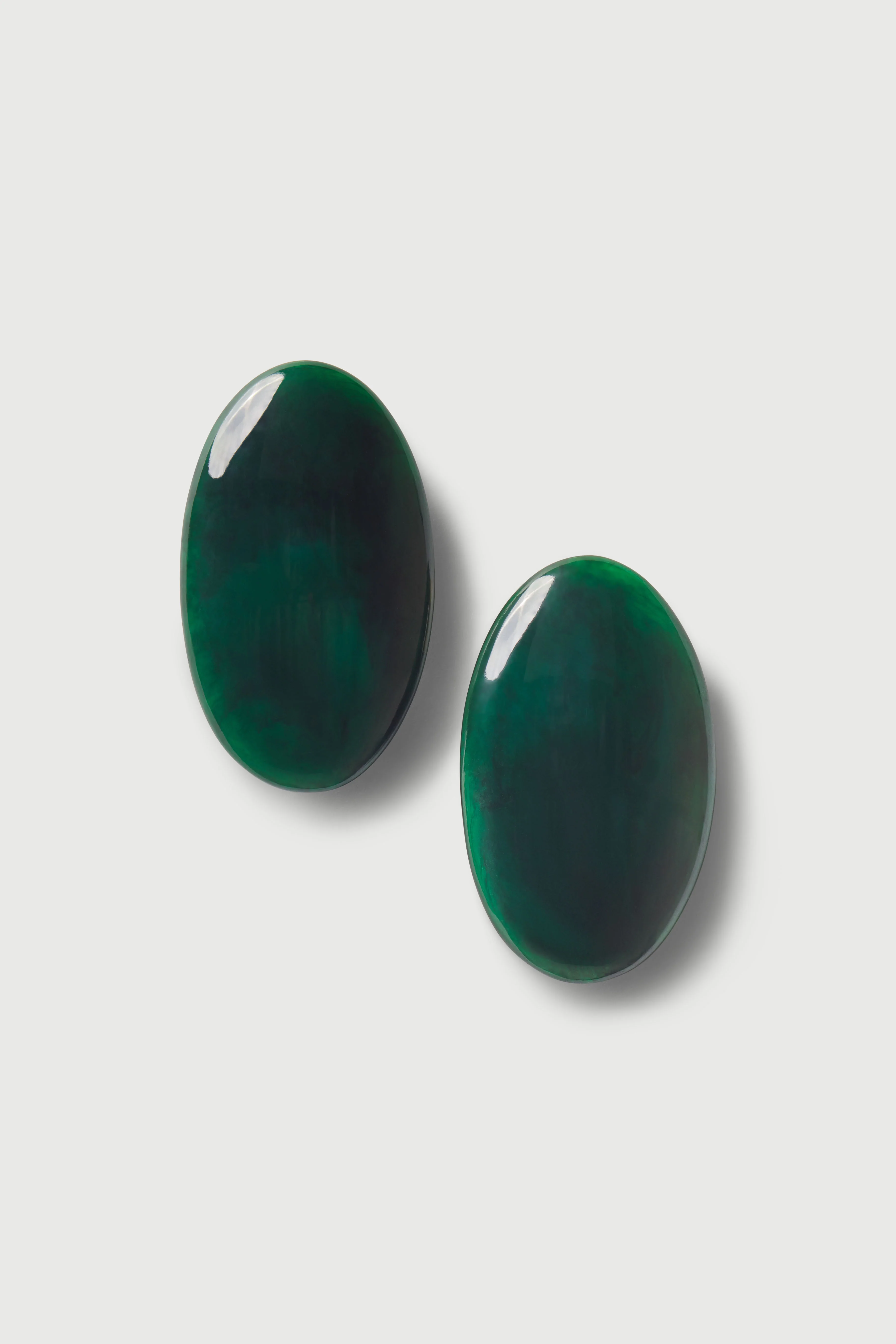 Resin Oval Earrings - Image 5