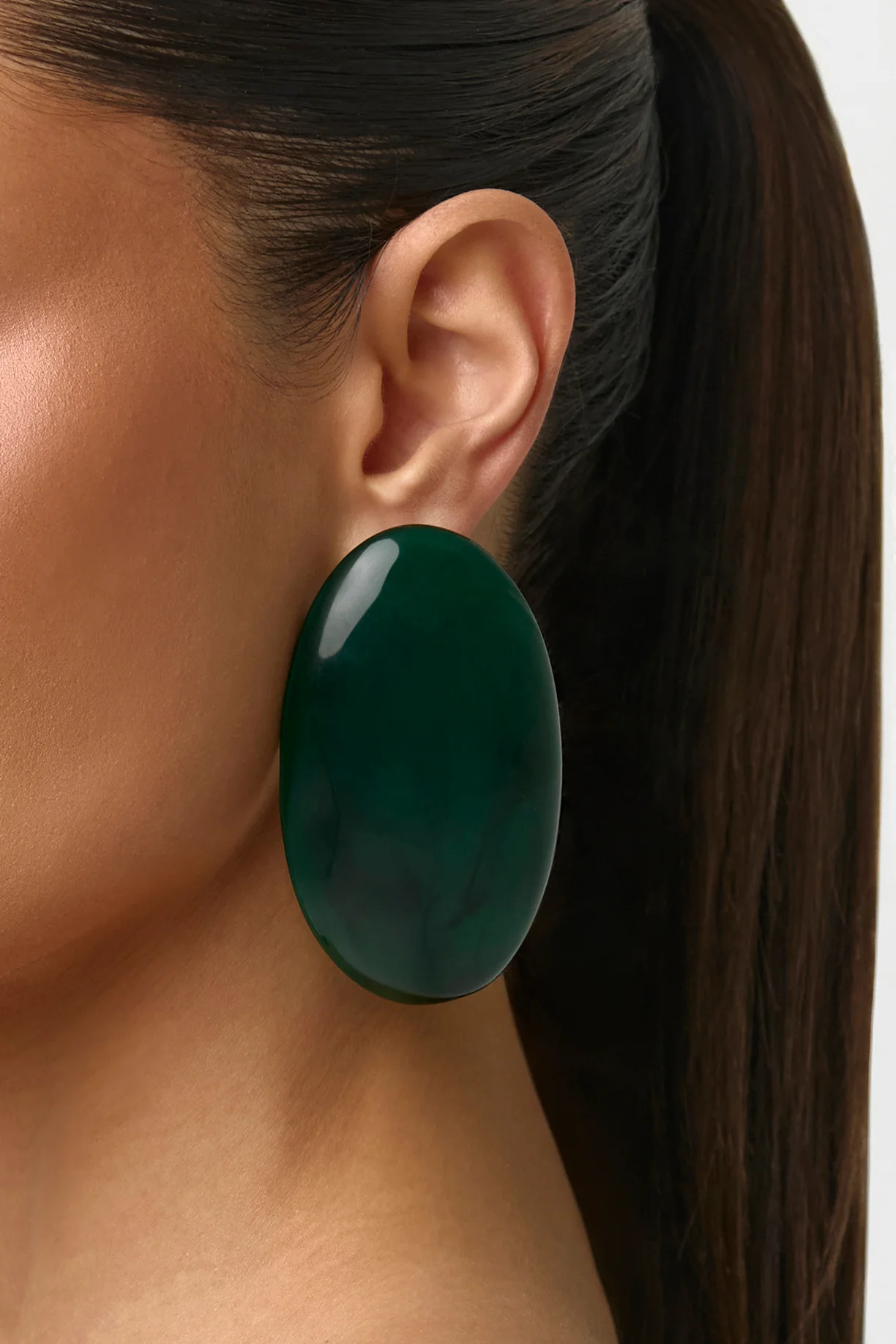 Resin Oval Earrings - Image 6