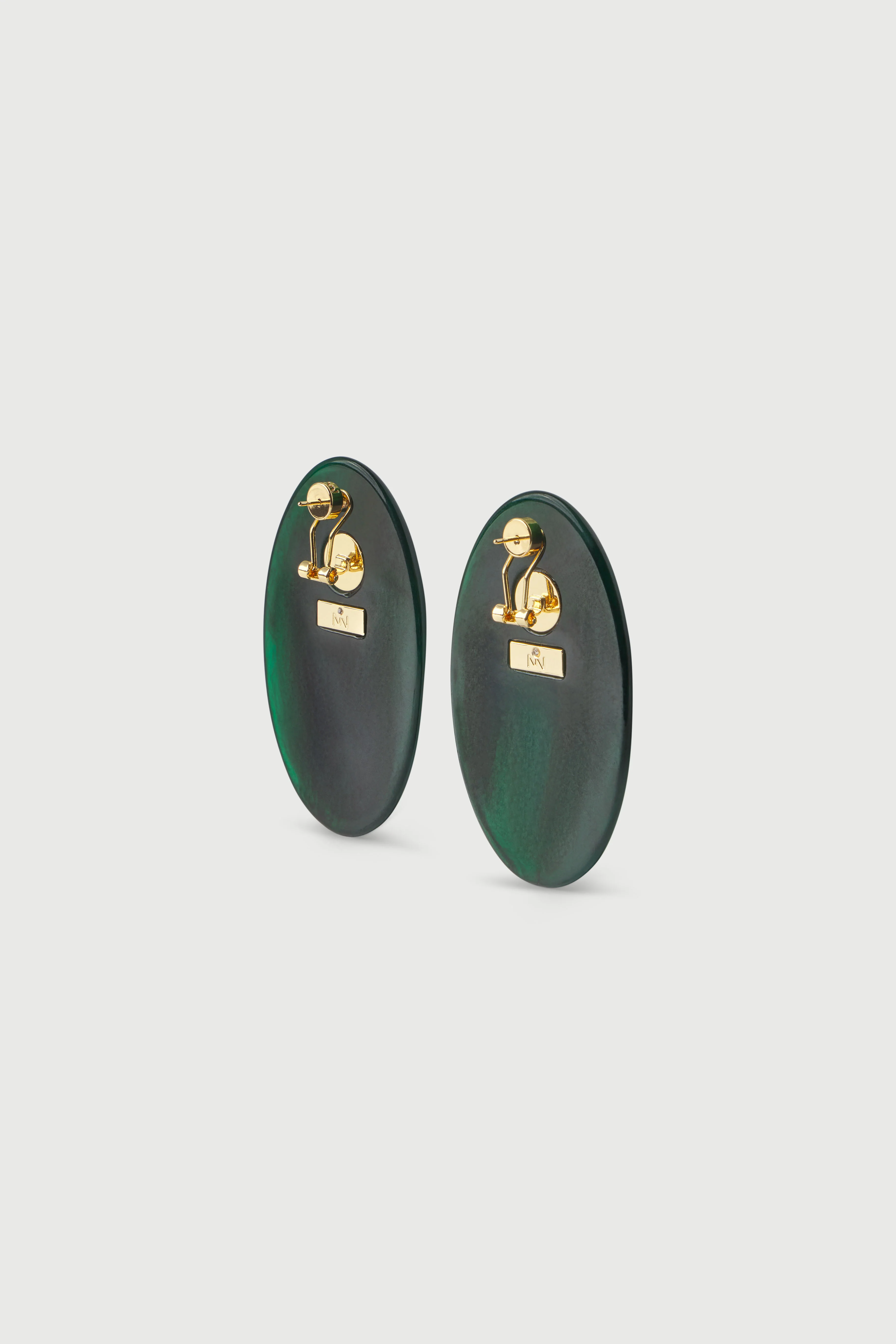 Resin Oval Earrings - Image 8
