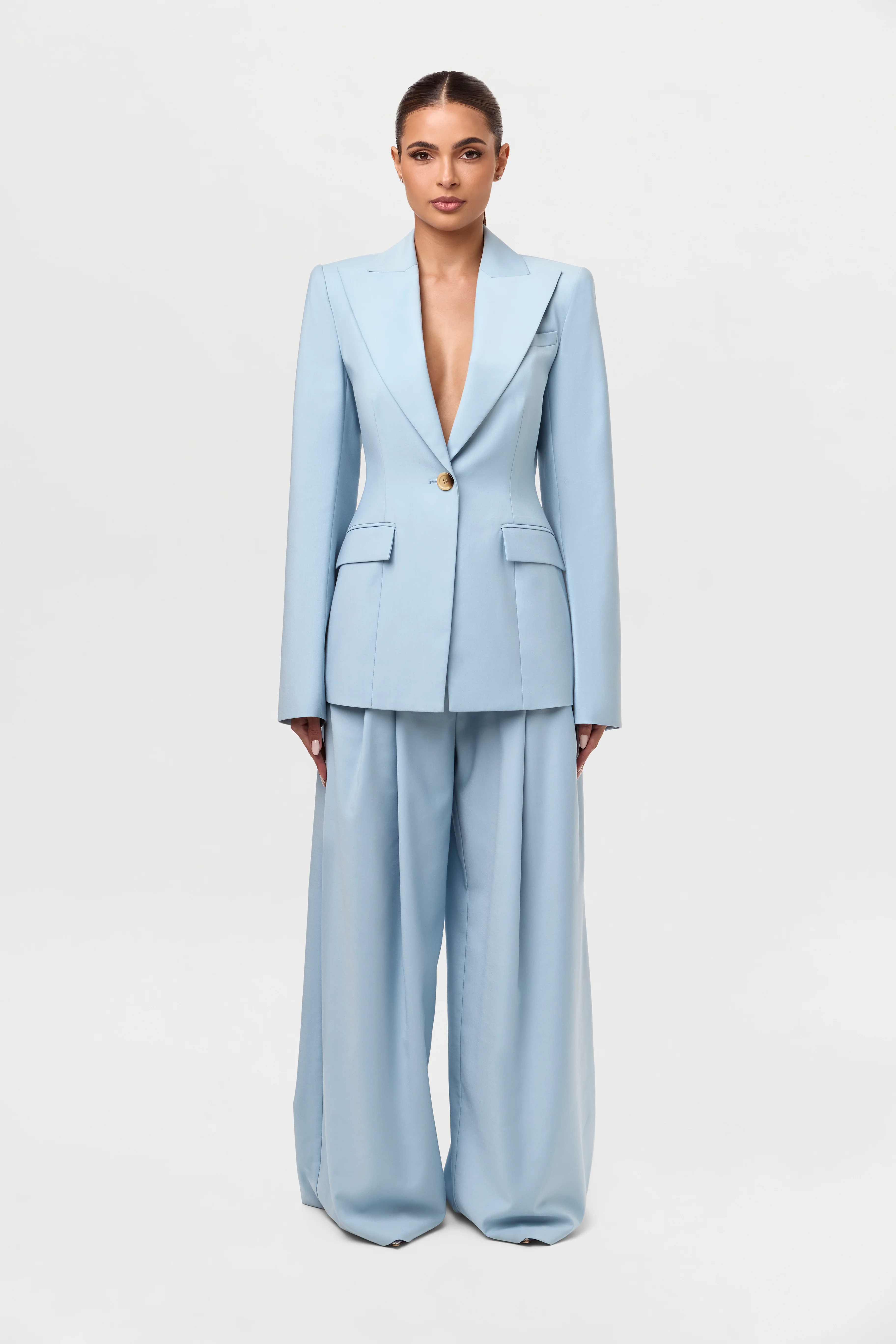 Suiting Pleated Wide-Leg Pant - Image 18