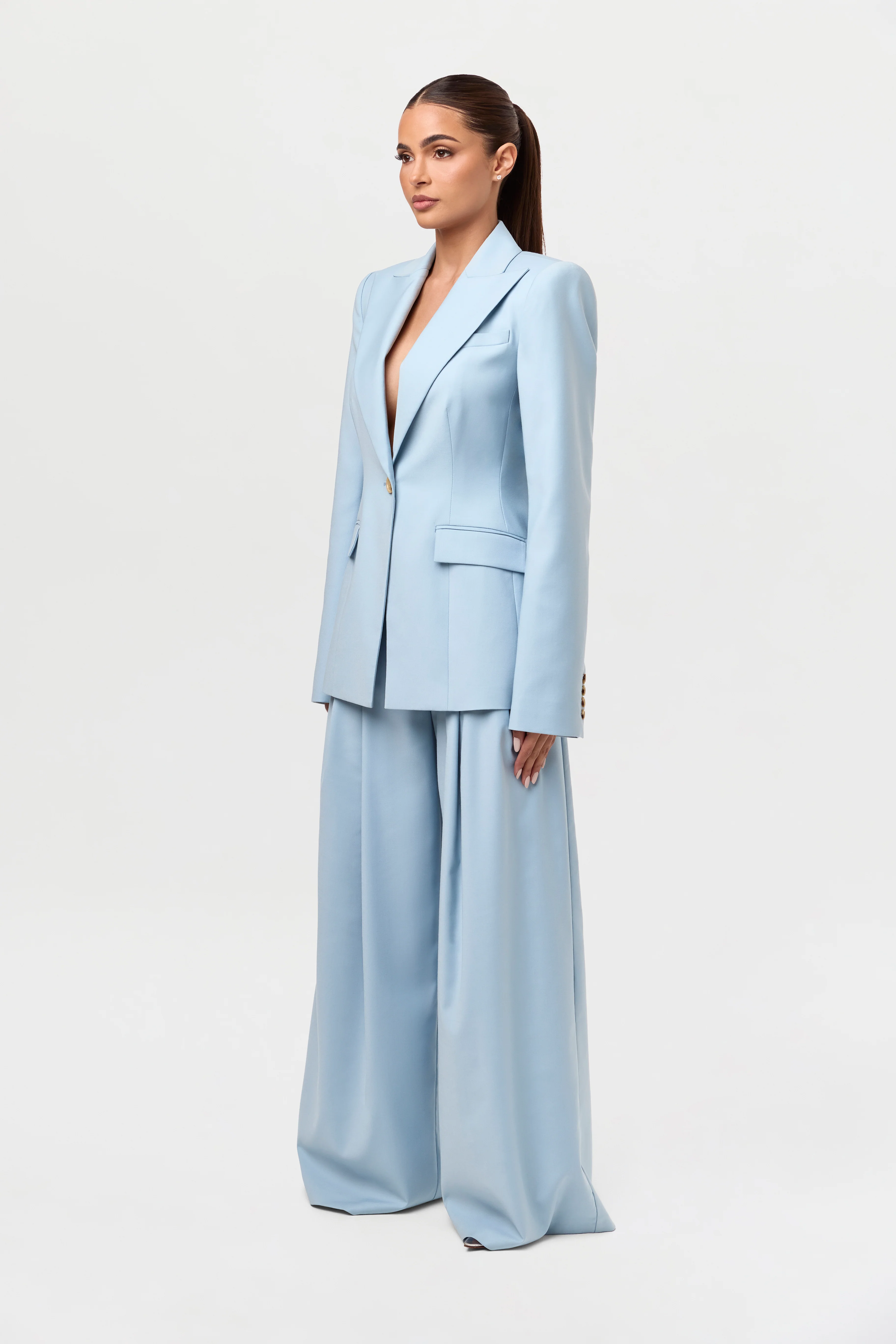 Suiting Pleated Wide-Leg Pant - Image 21