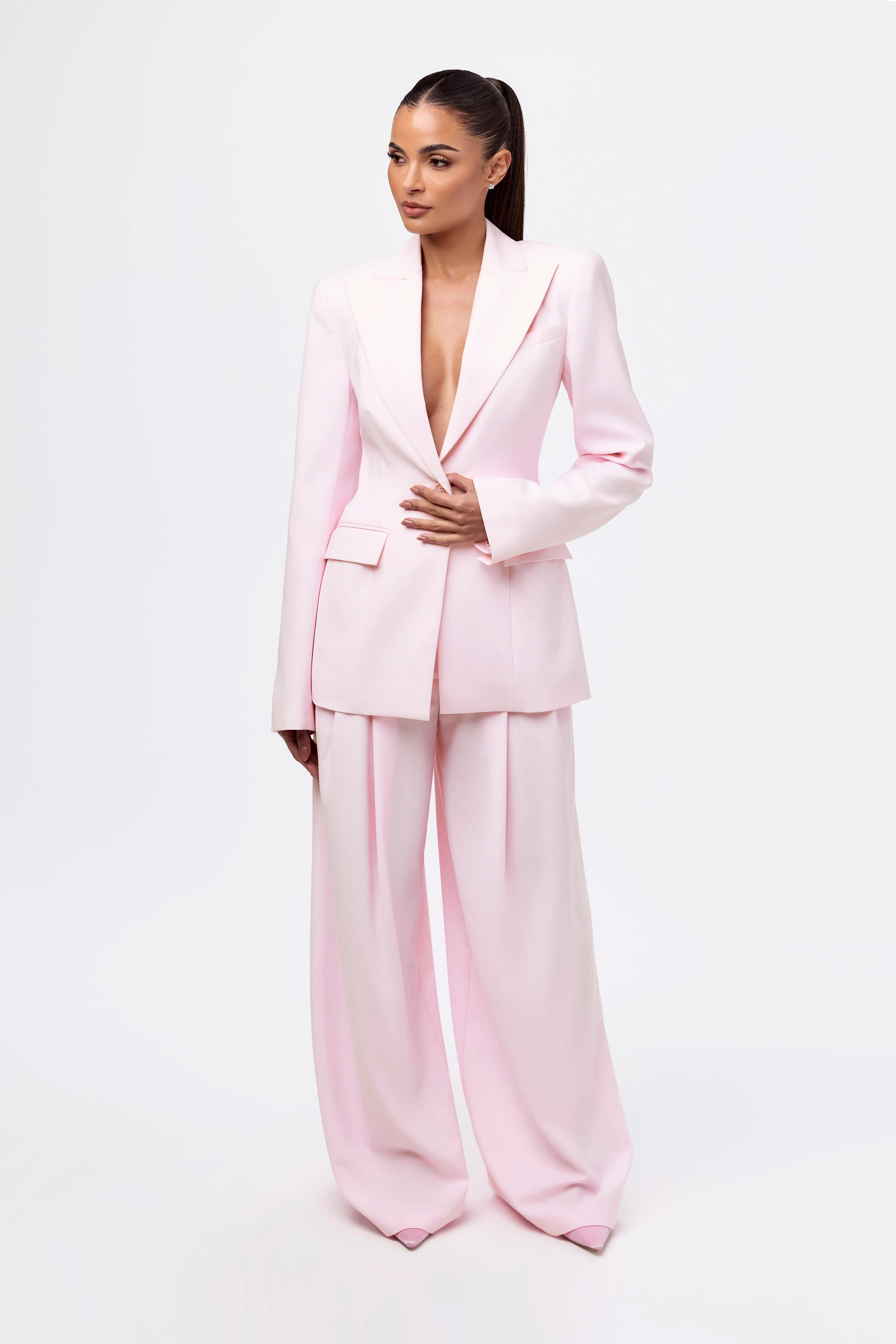 Suiting Pleated Wide-Leg Pant - Image 40
