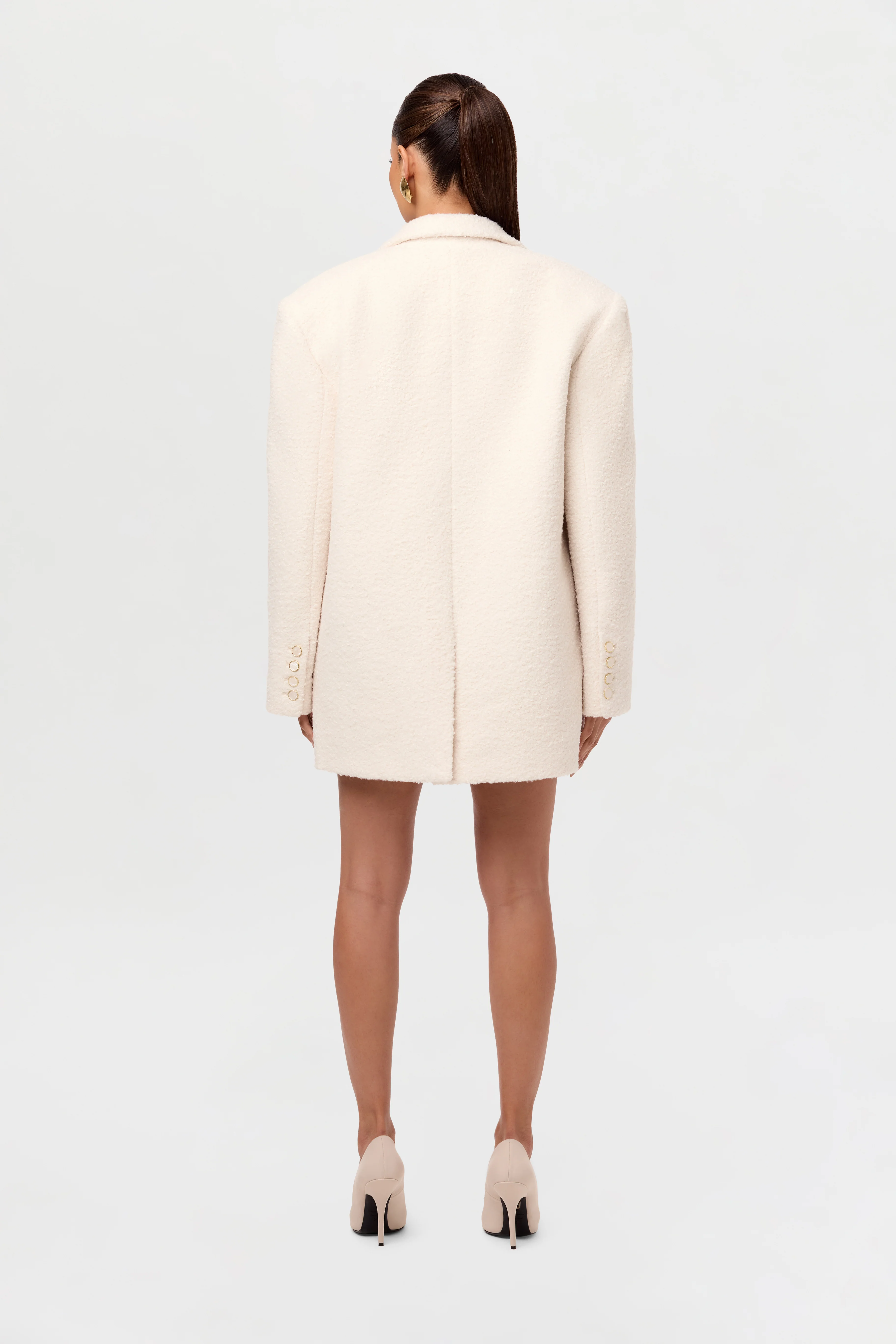 Bouclé Suited Blazer - Image 8