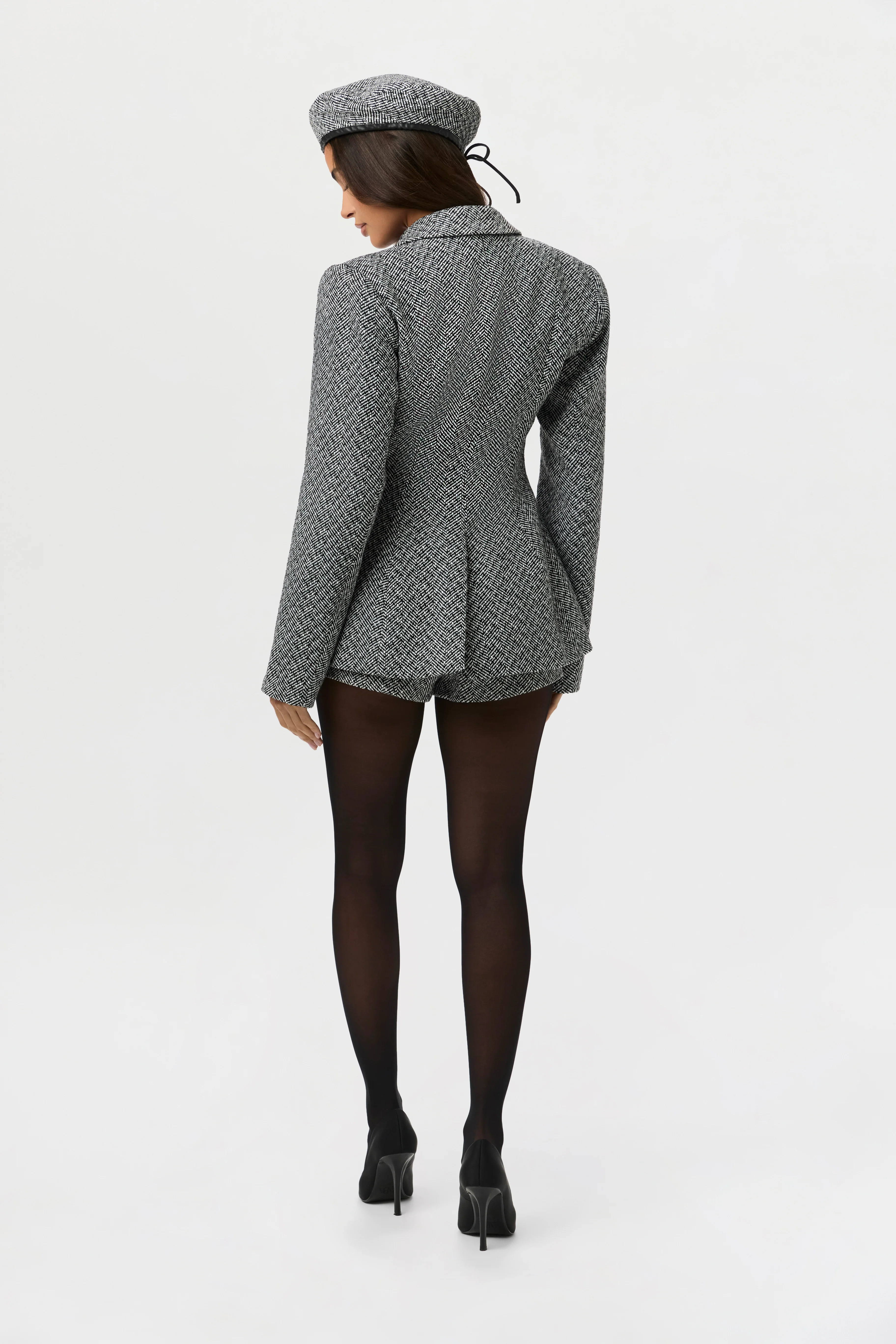 Chevron Suited Hot Pants - Image 13