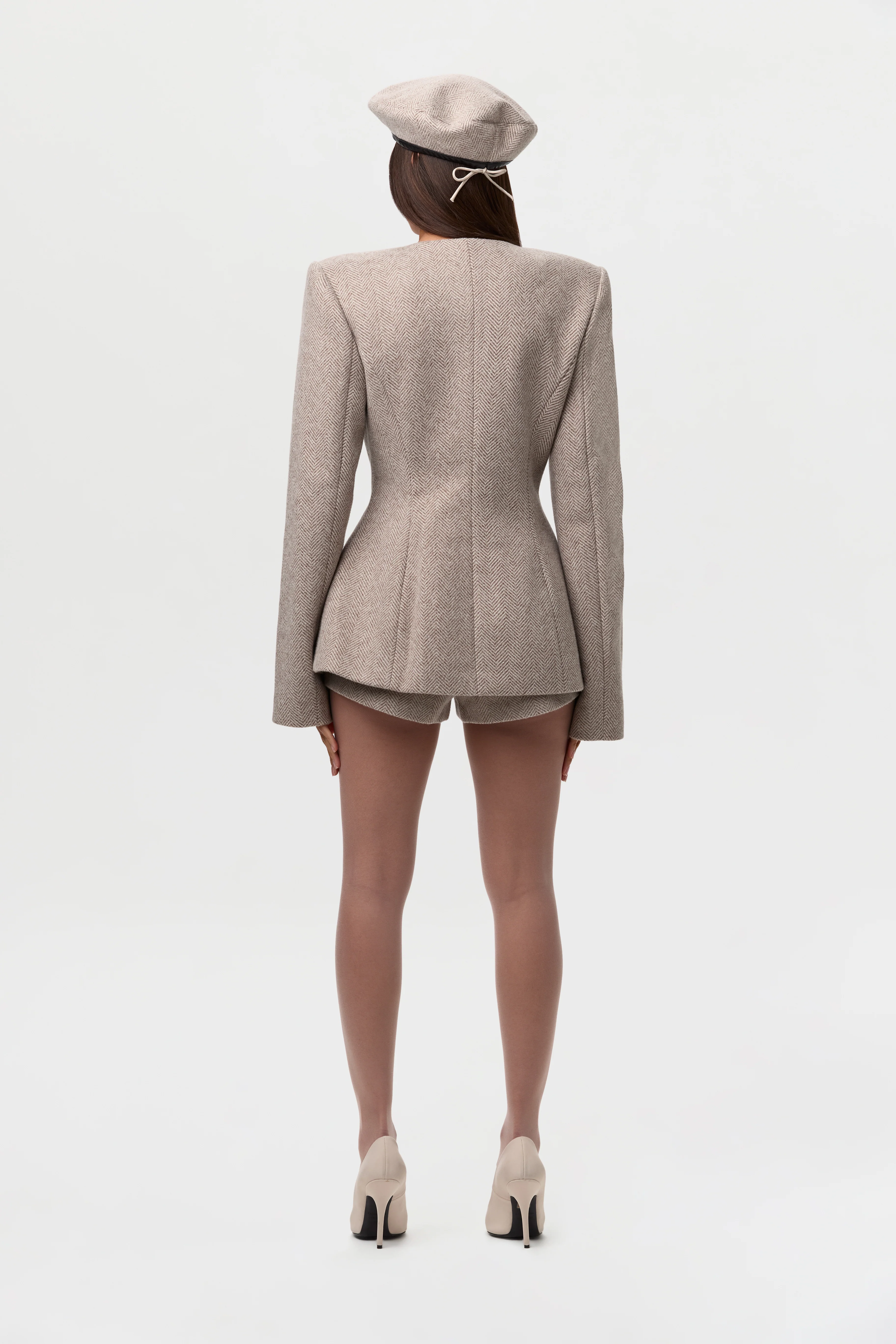 Chevron Suited Hot Pants - Image 6