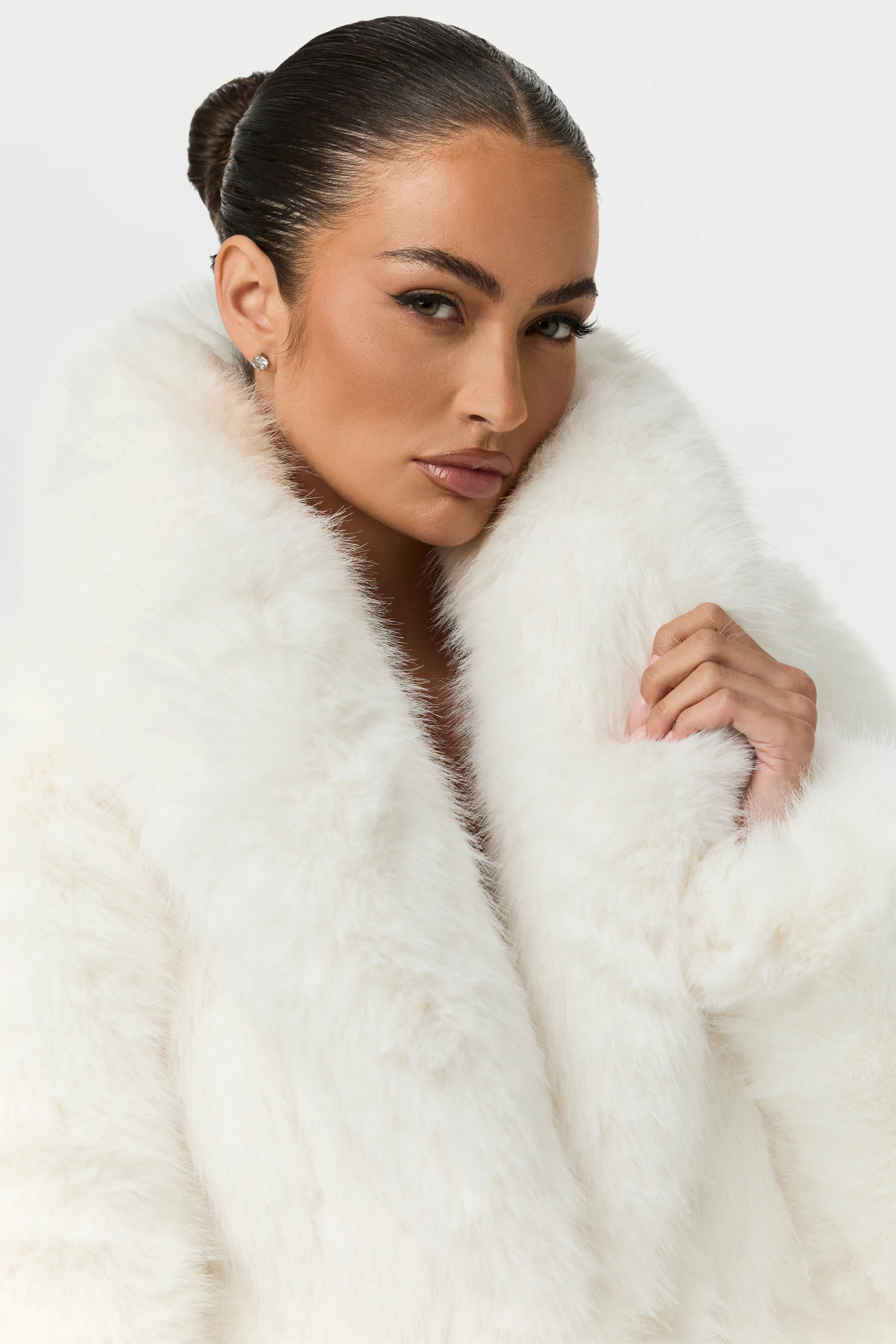 Faux Fur Pelted Coat - Image 6