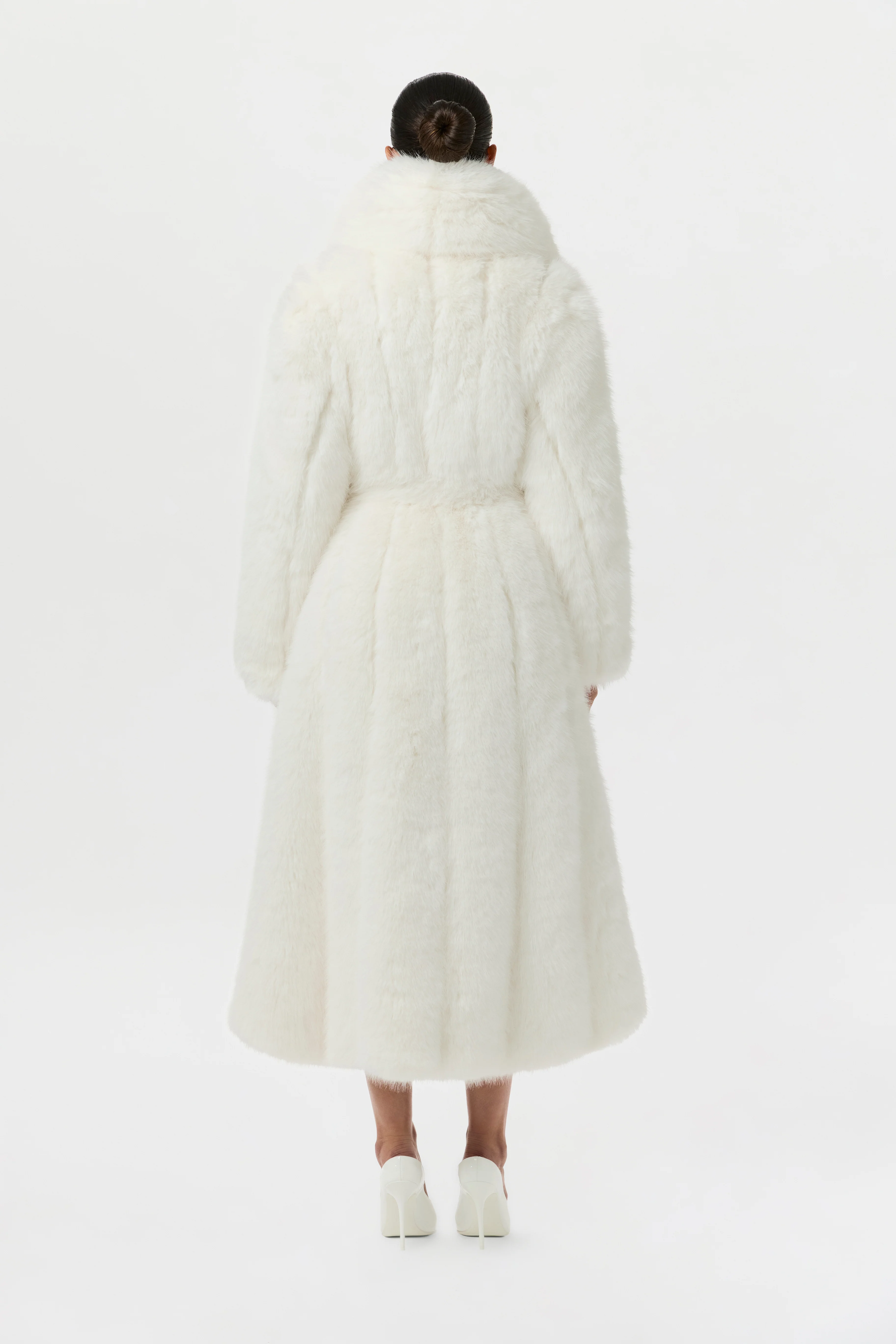 Faux Fur Pelted Coat - Image 8