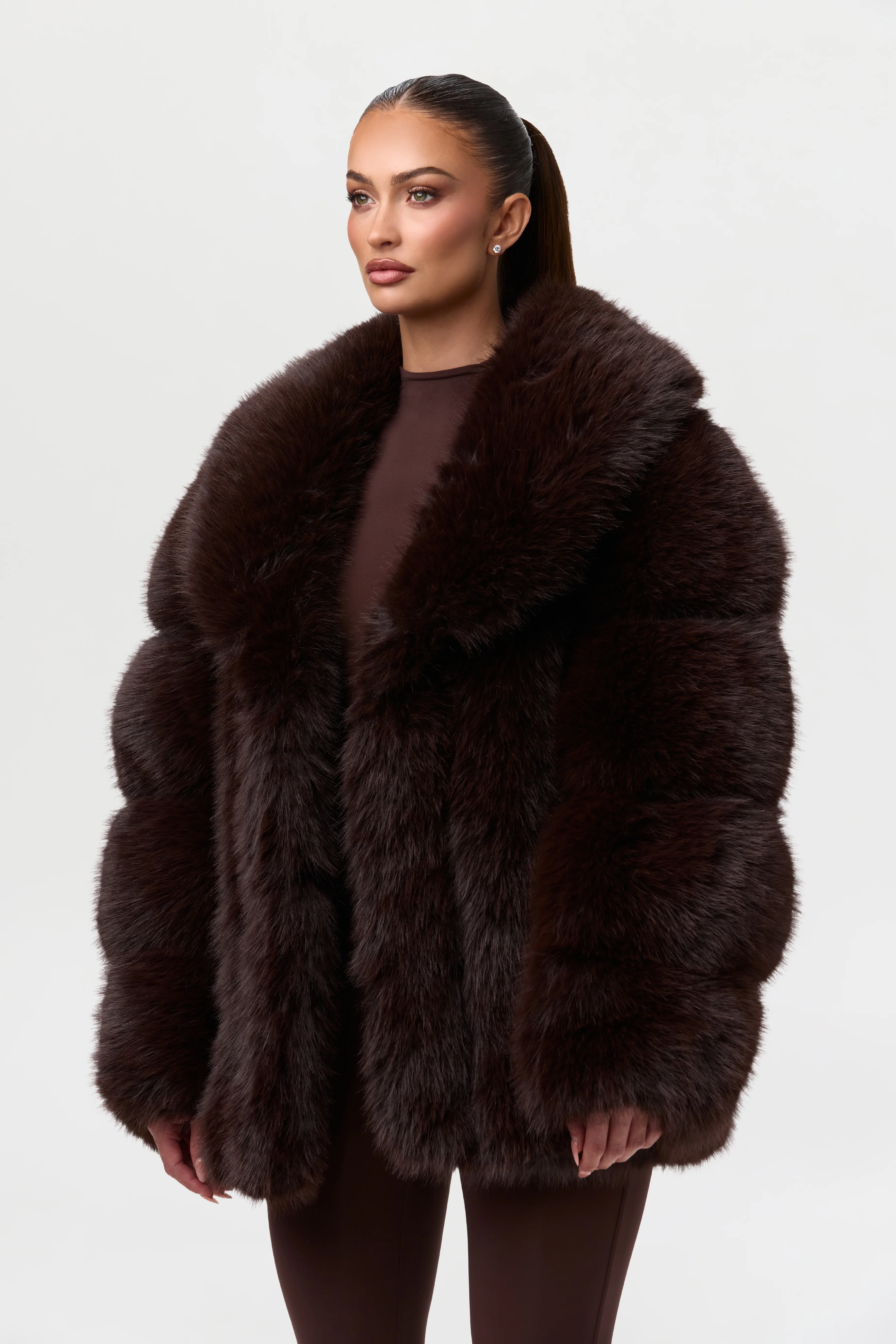 Faux Mink Pelted Coat - Image 18