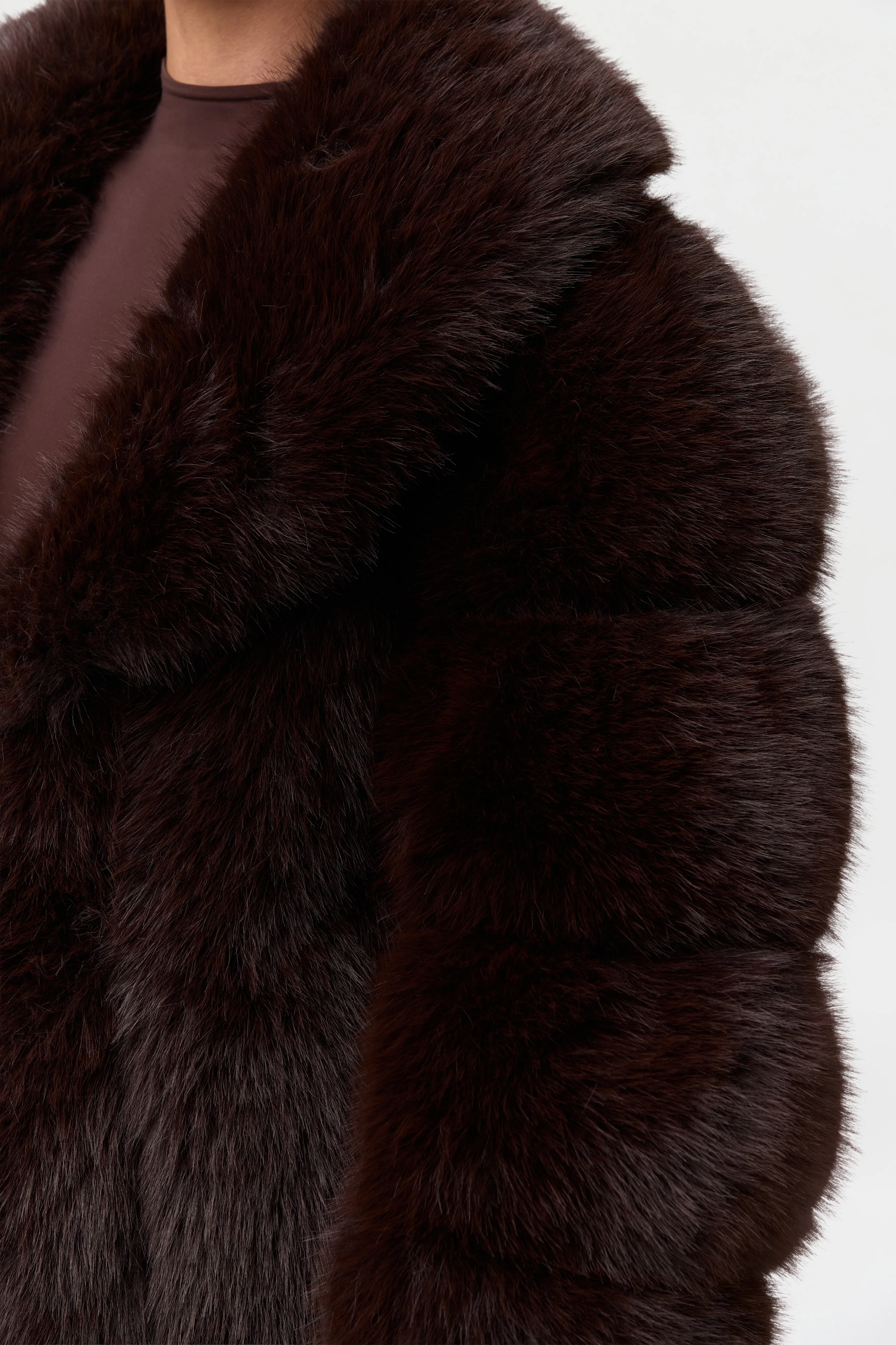 Faux Mink Pelted Coat - Image 19