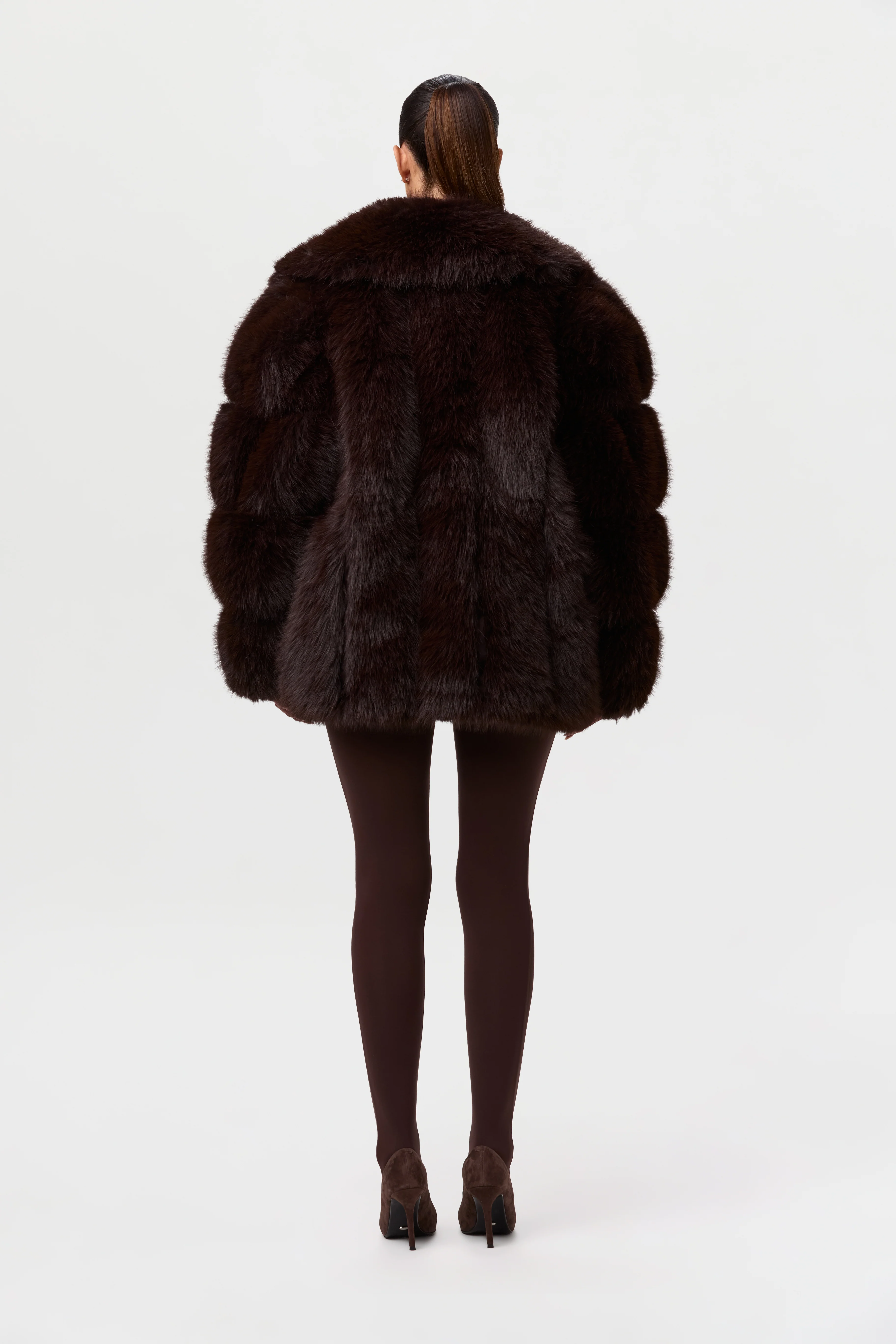 Faux Mink Pelted Coat - Image 22