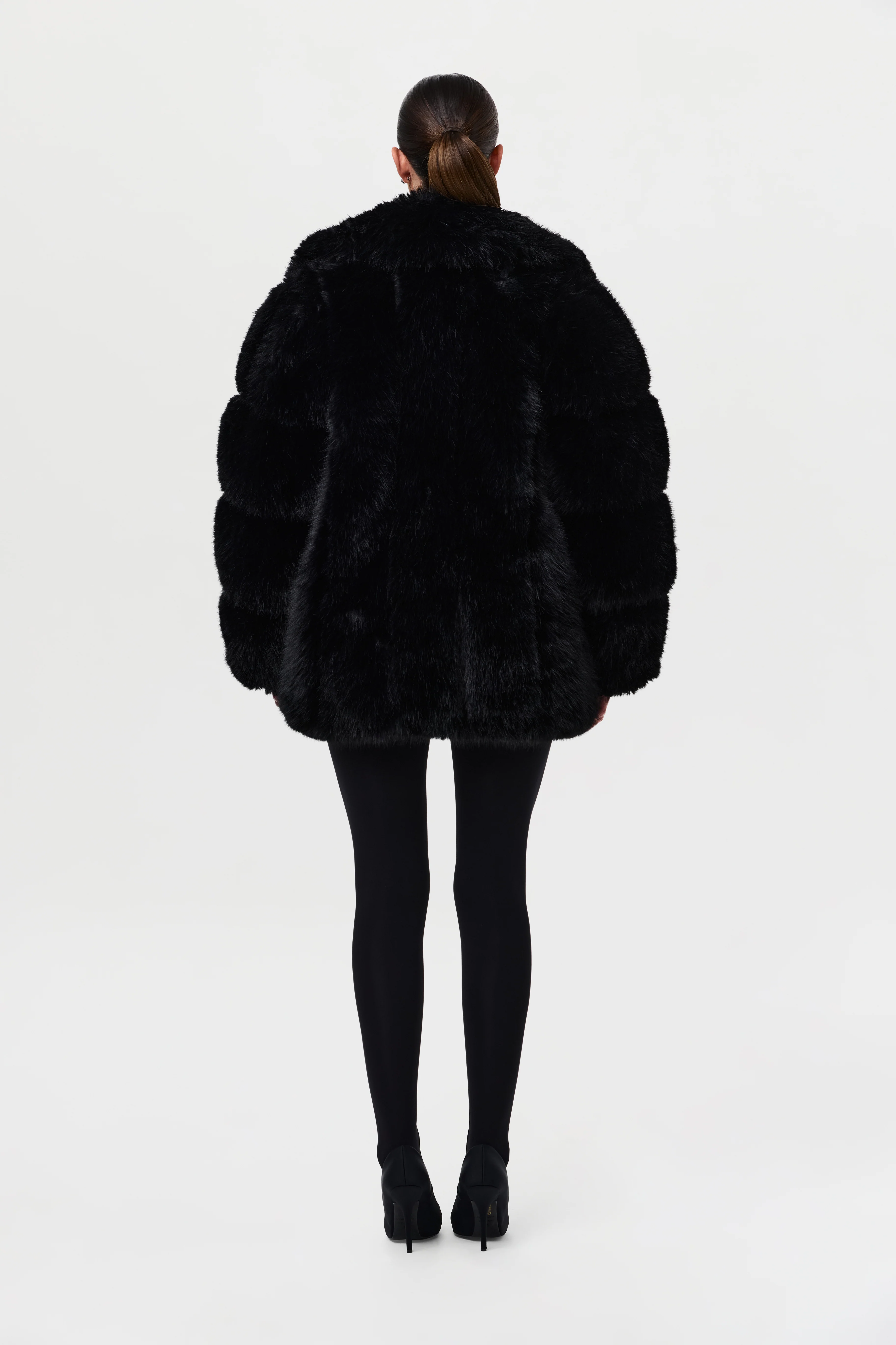 Faux Mink Pelted Coat - Image 31