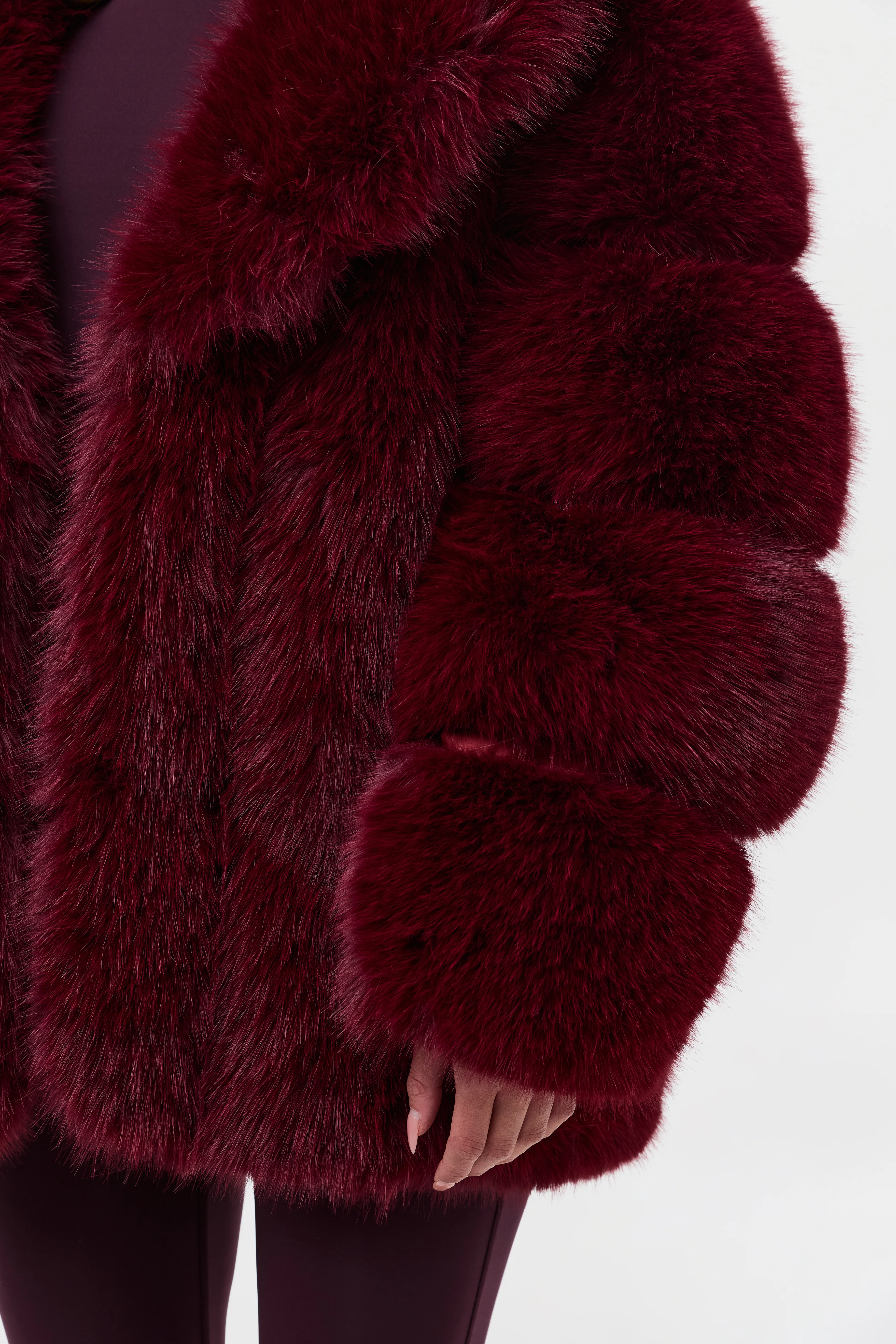 Faux Mink Pelted Coat - Image 37