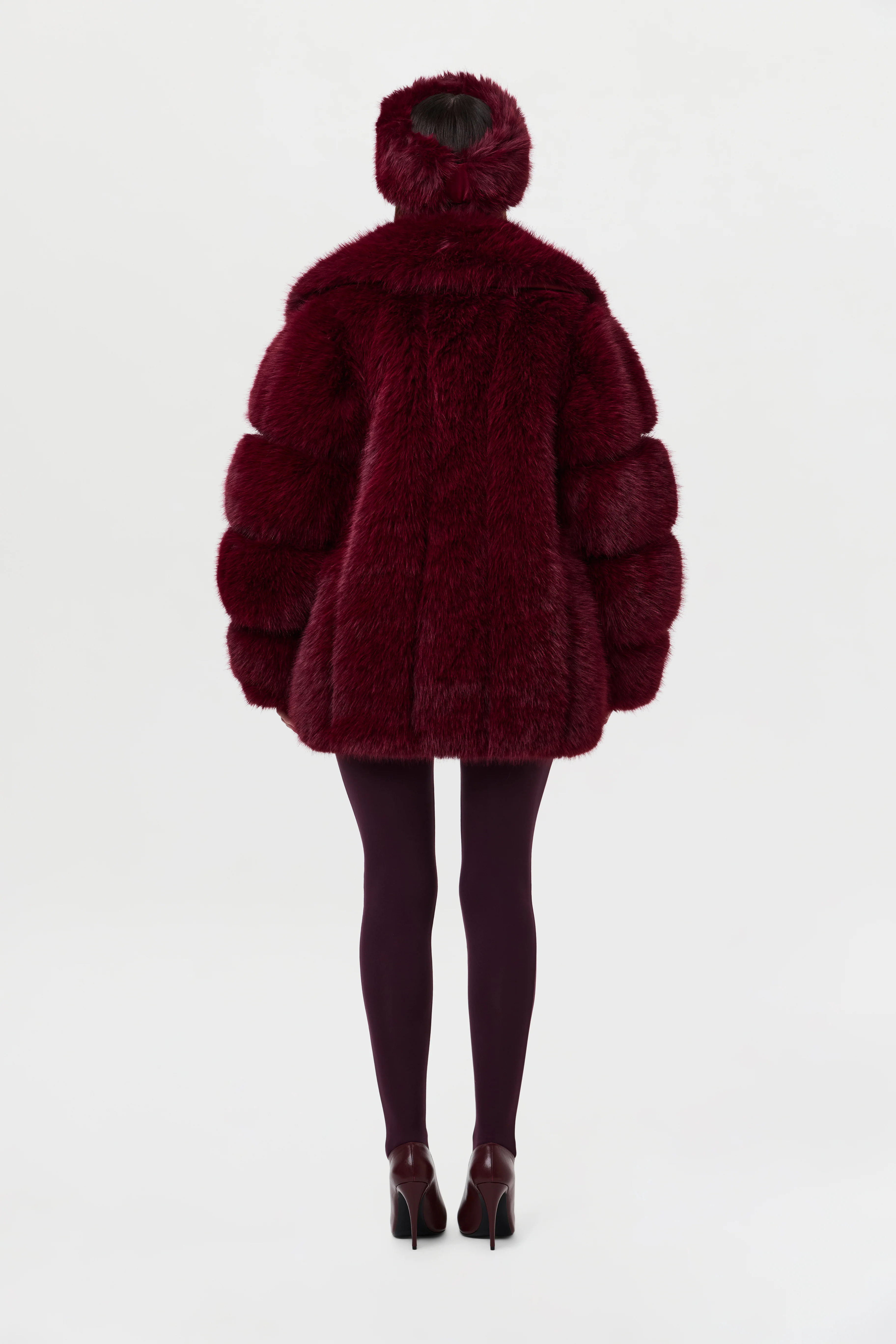 Faux Mink Pelted Coat - Image 39