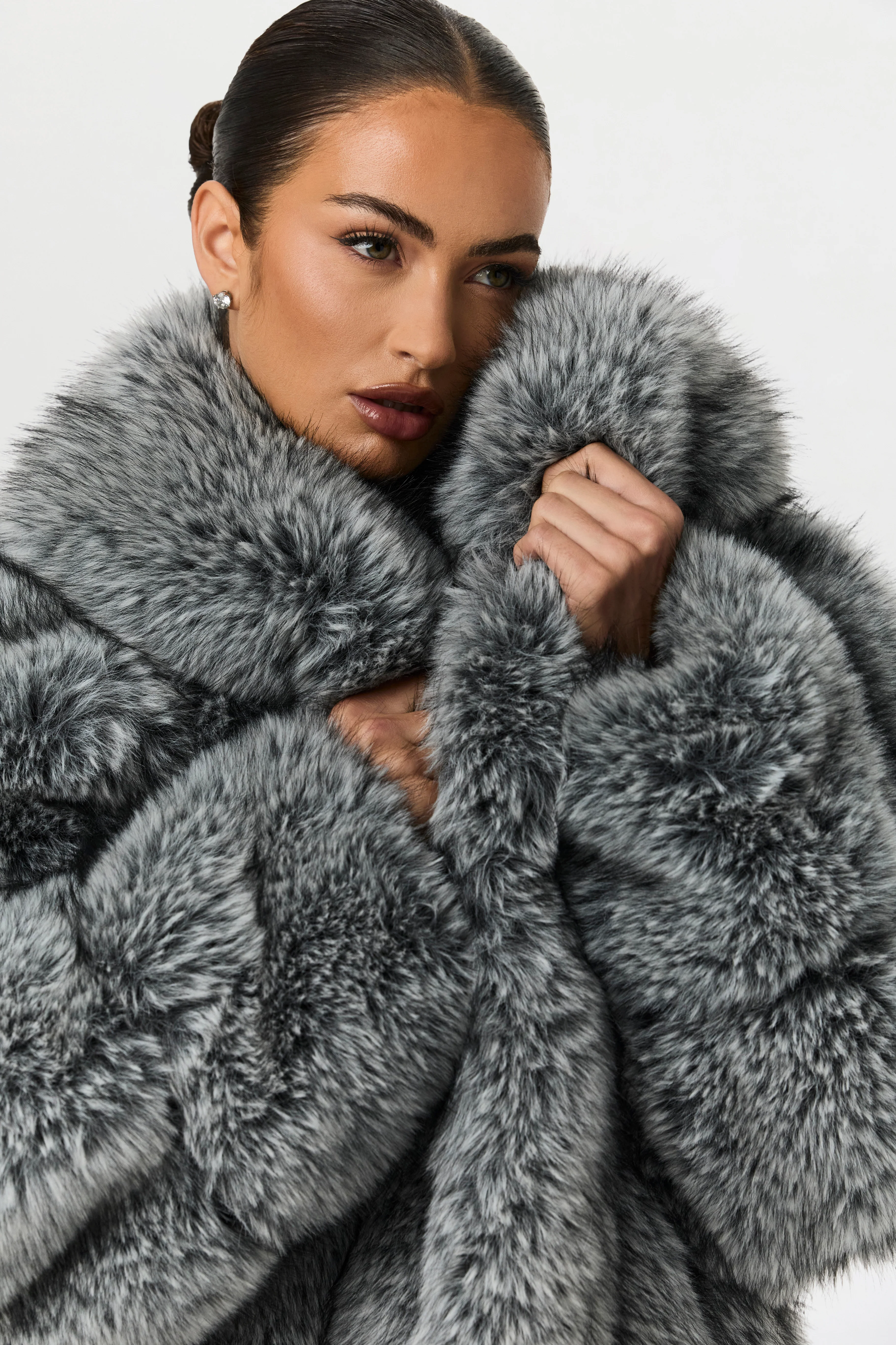 Faux Mink Pelted Coat - Image 6