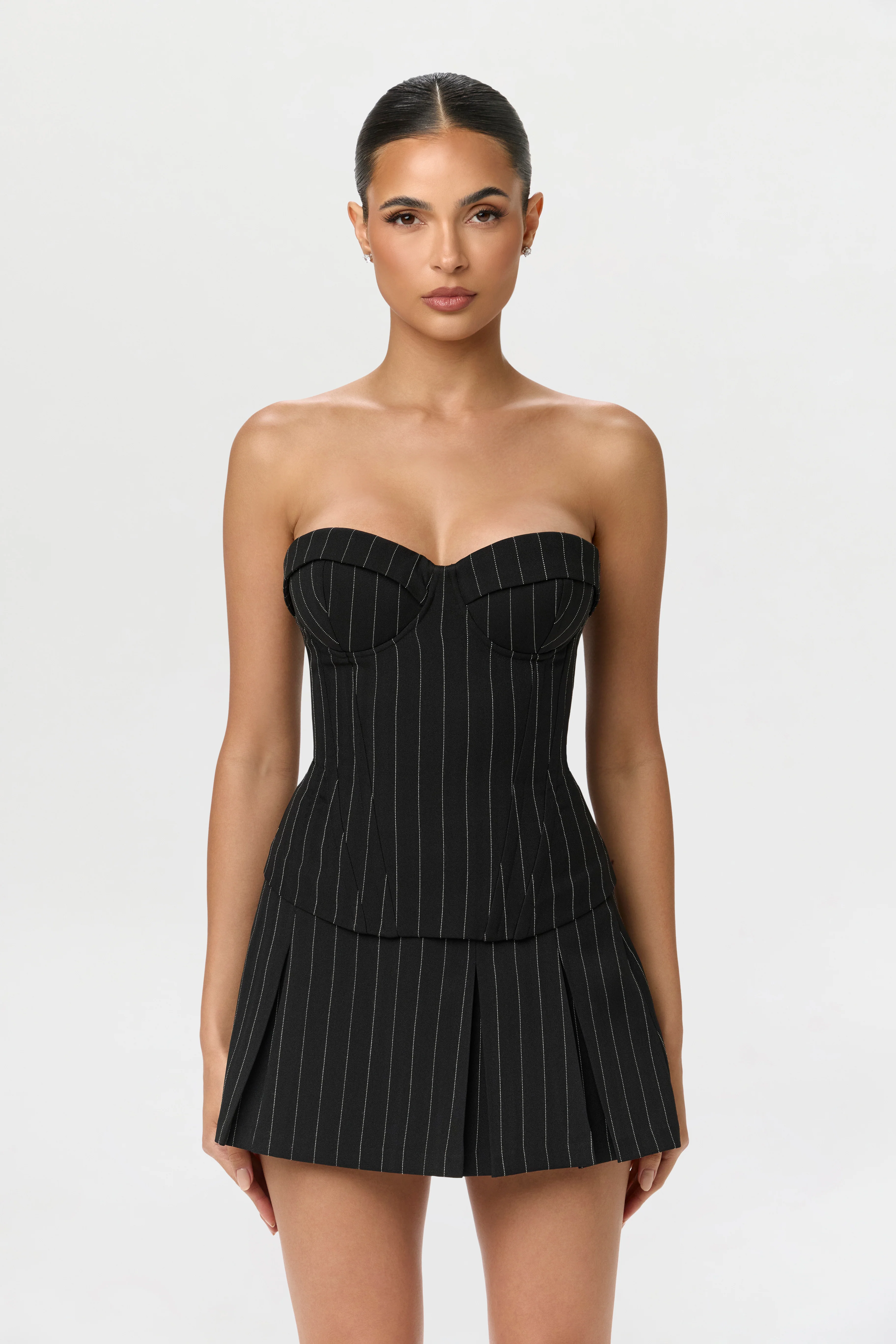 Suiting Pinstripe Bustier - Image 12