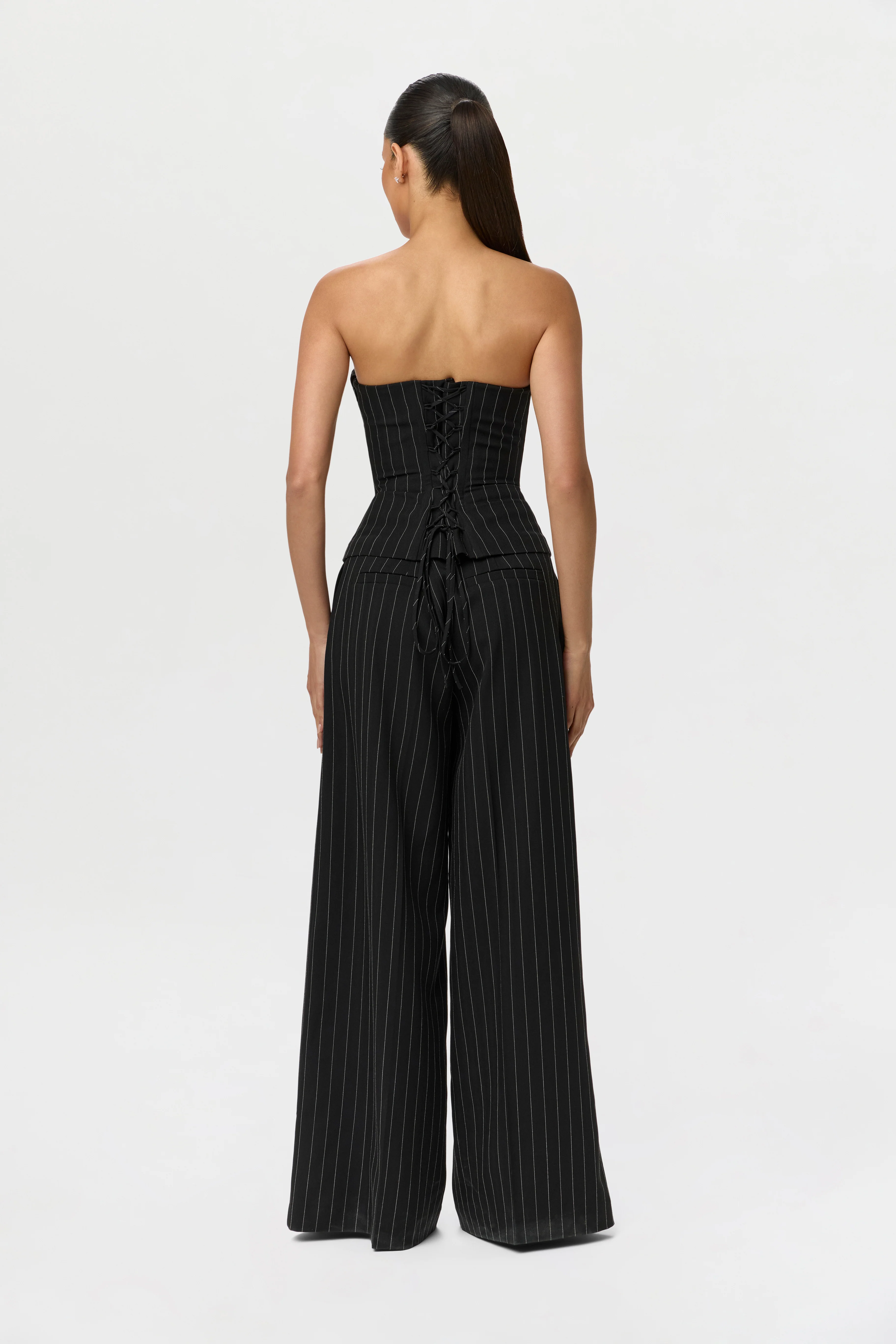 Suiting Pinstripe Bustier - Image 6