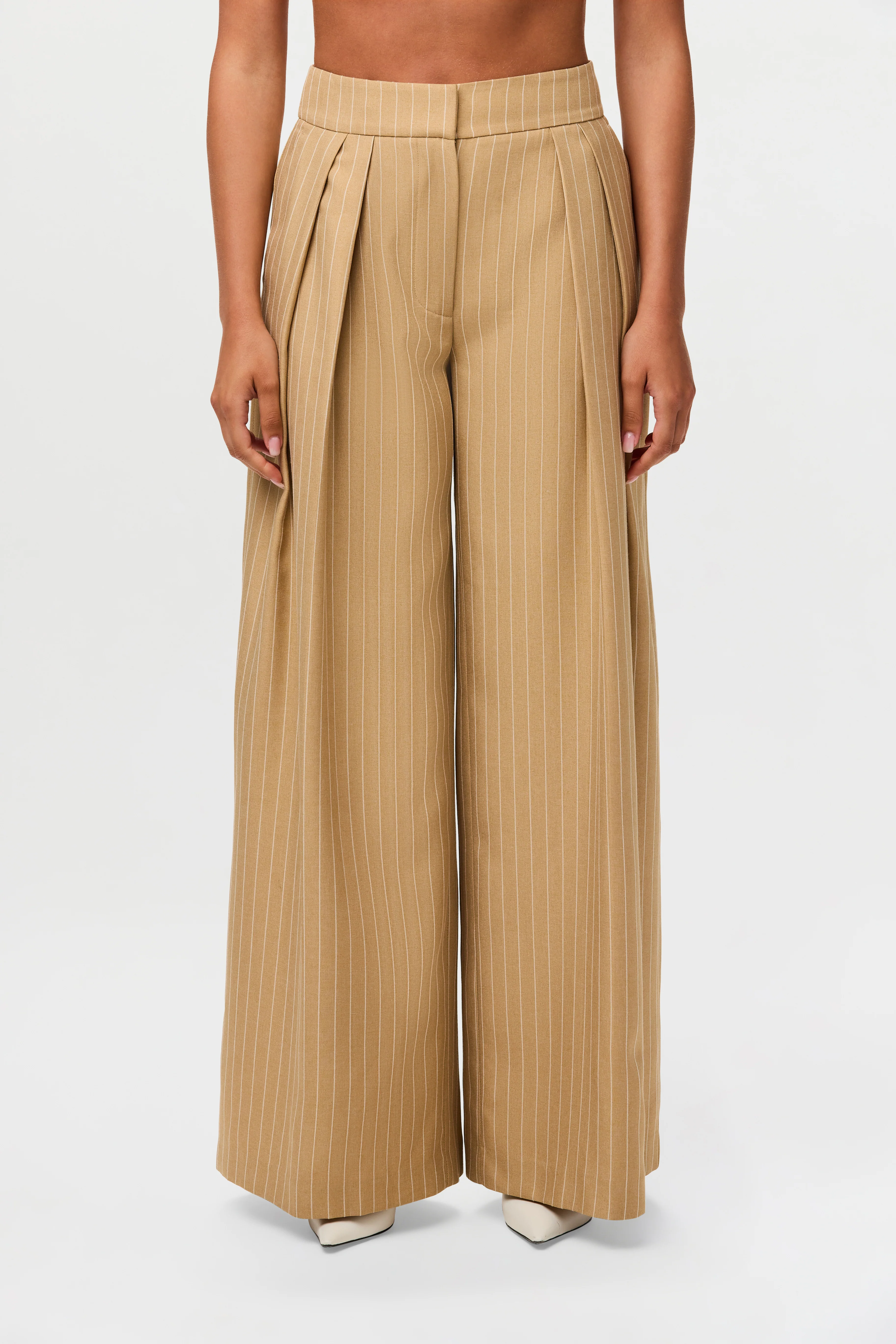 Suiting Pinstripe Wide-Leg Pant - Image 15