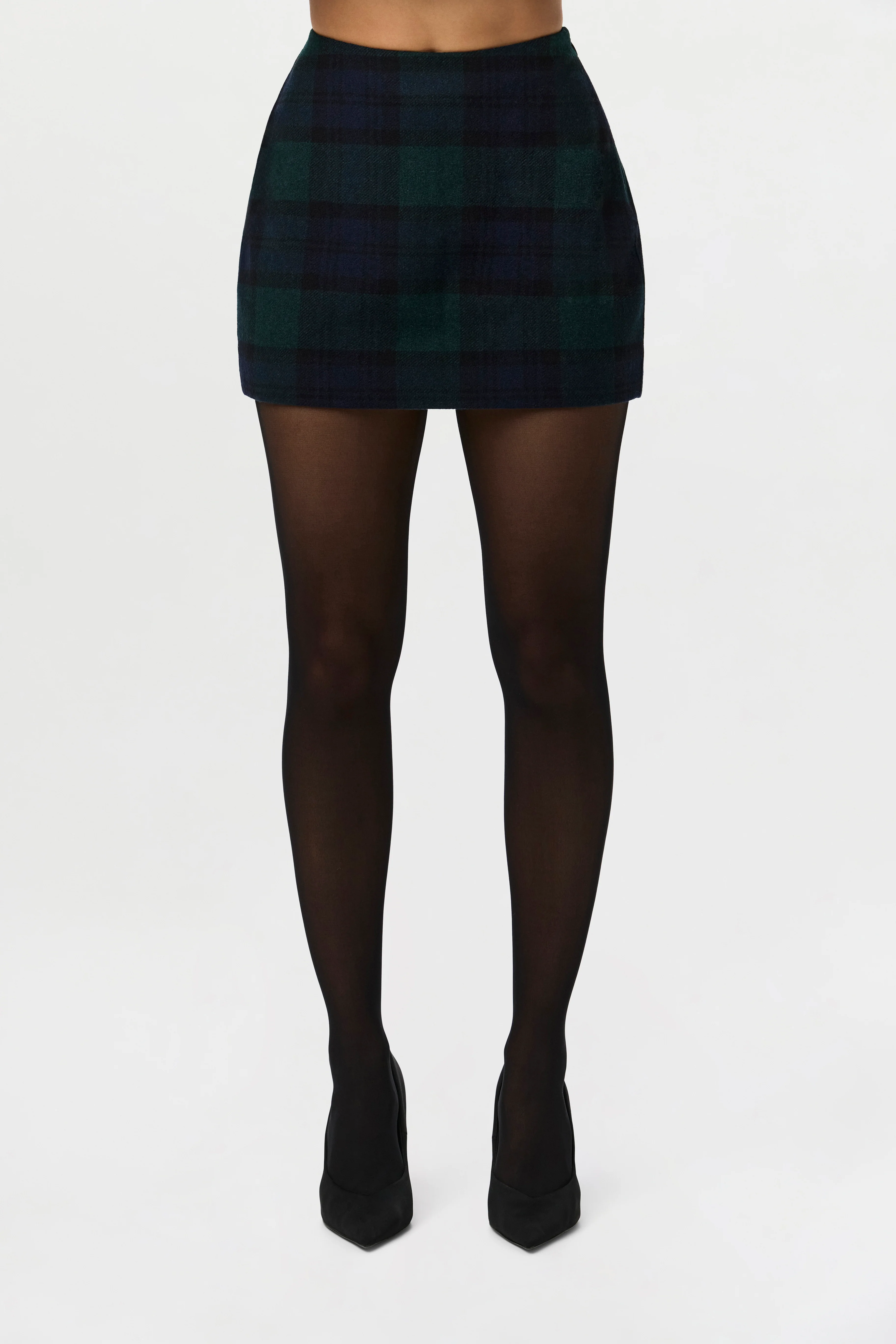 Suiting Plaid Mini Skirt - Image 8