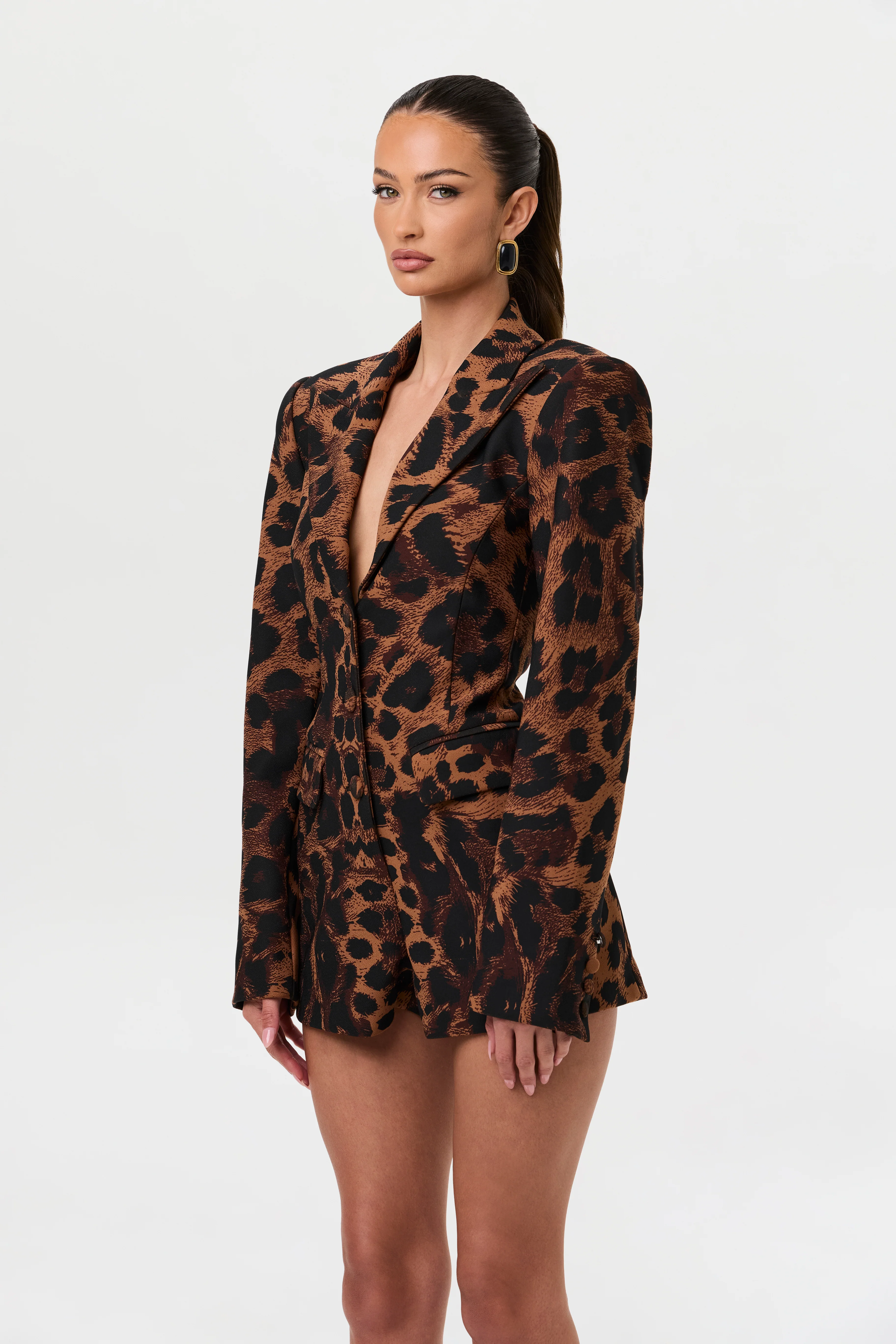 Suiting Blazer Romper - Image 3
