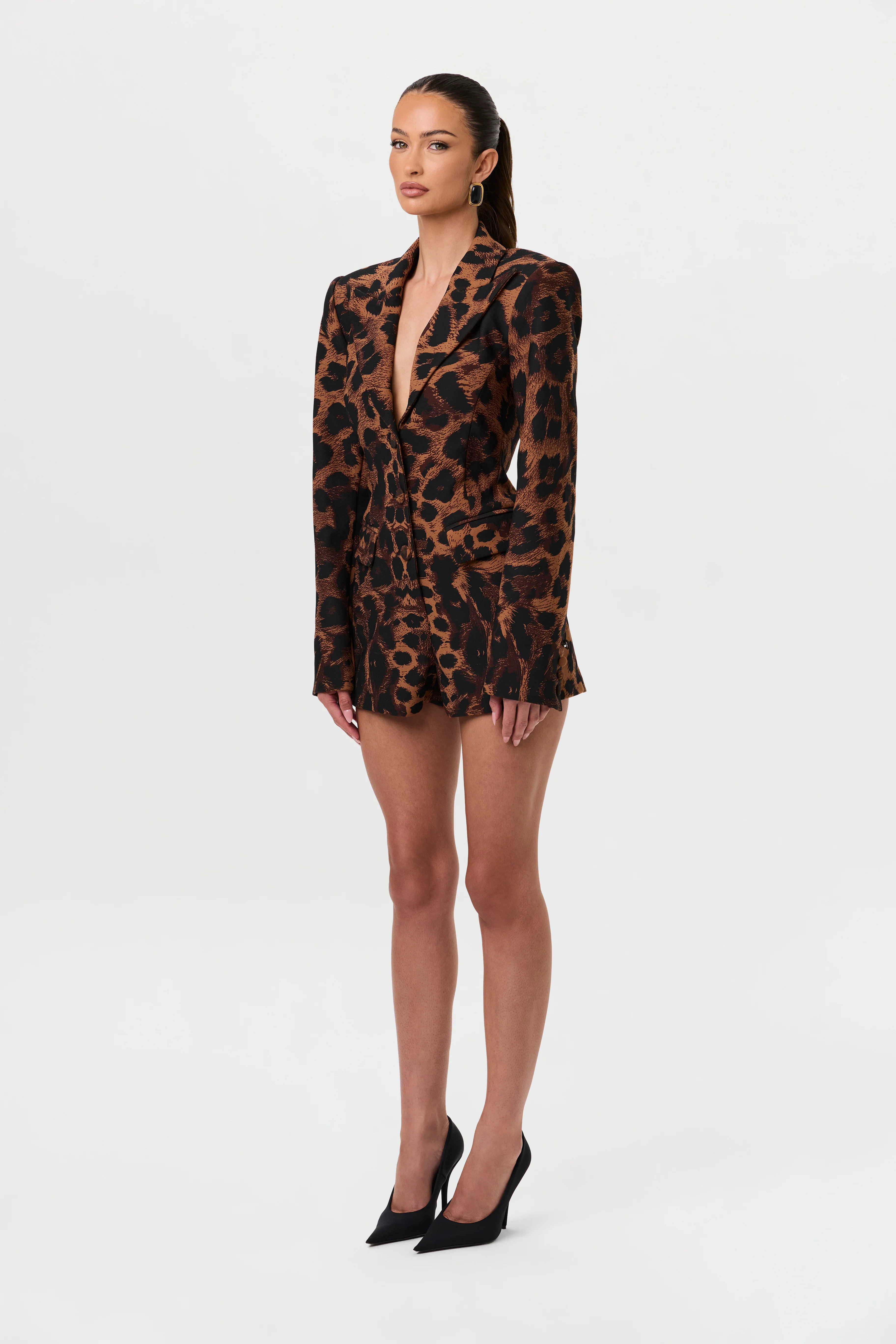 Suiting Blazer Romper - Image 4