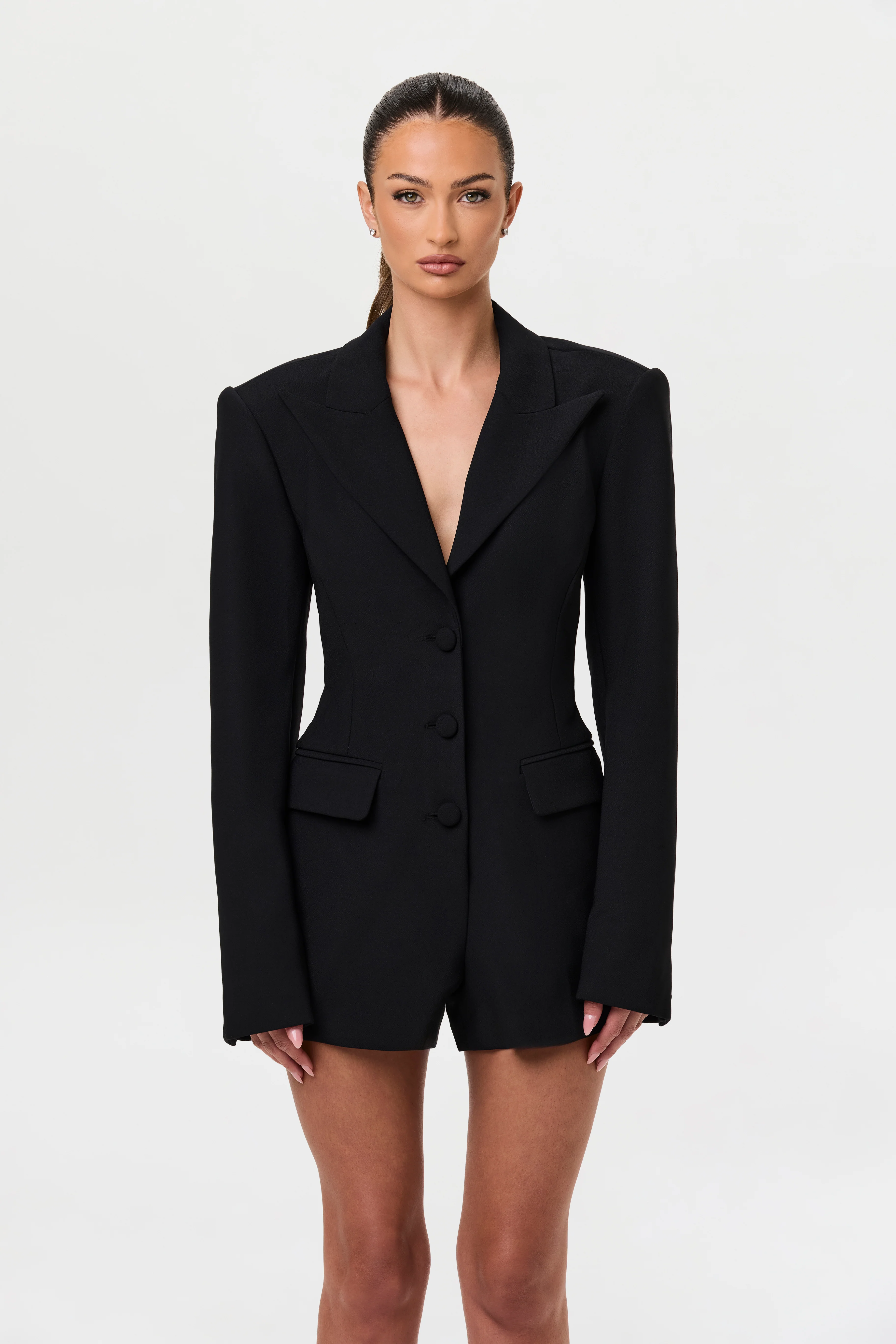 Suiting Blazer Romper - Image 6
