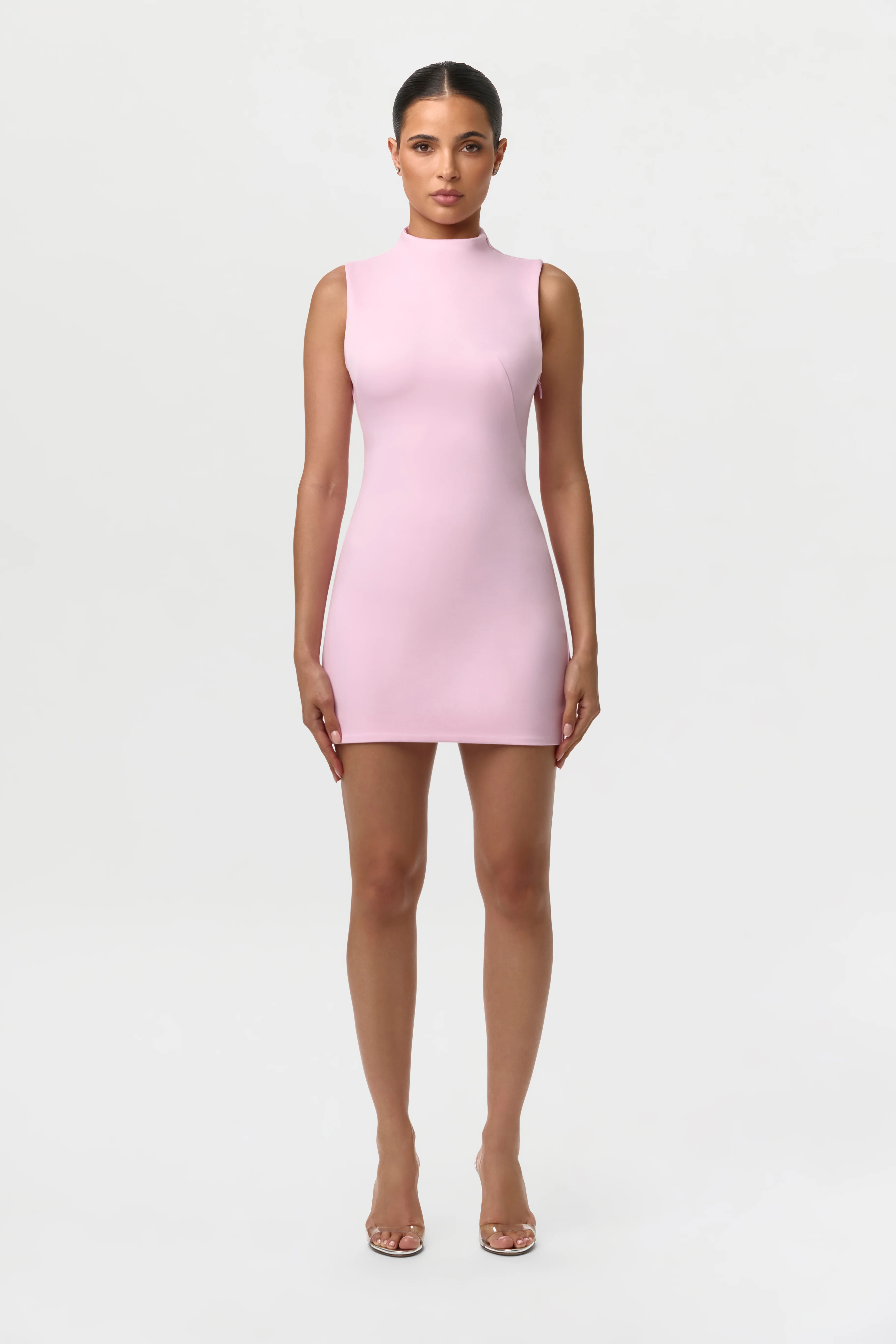 Ponte Cut Out Mini Dress - Image 3