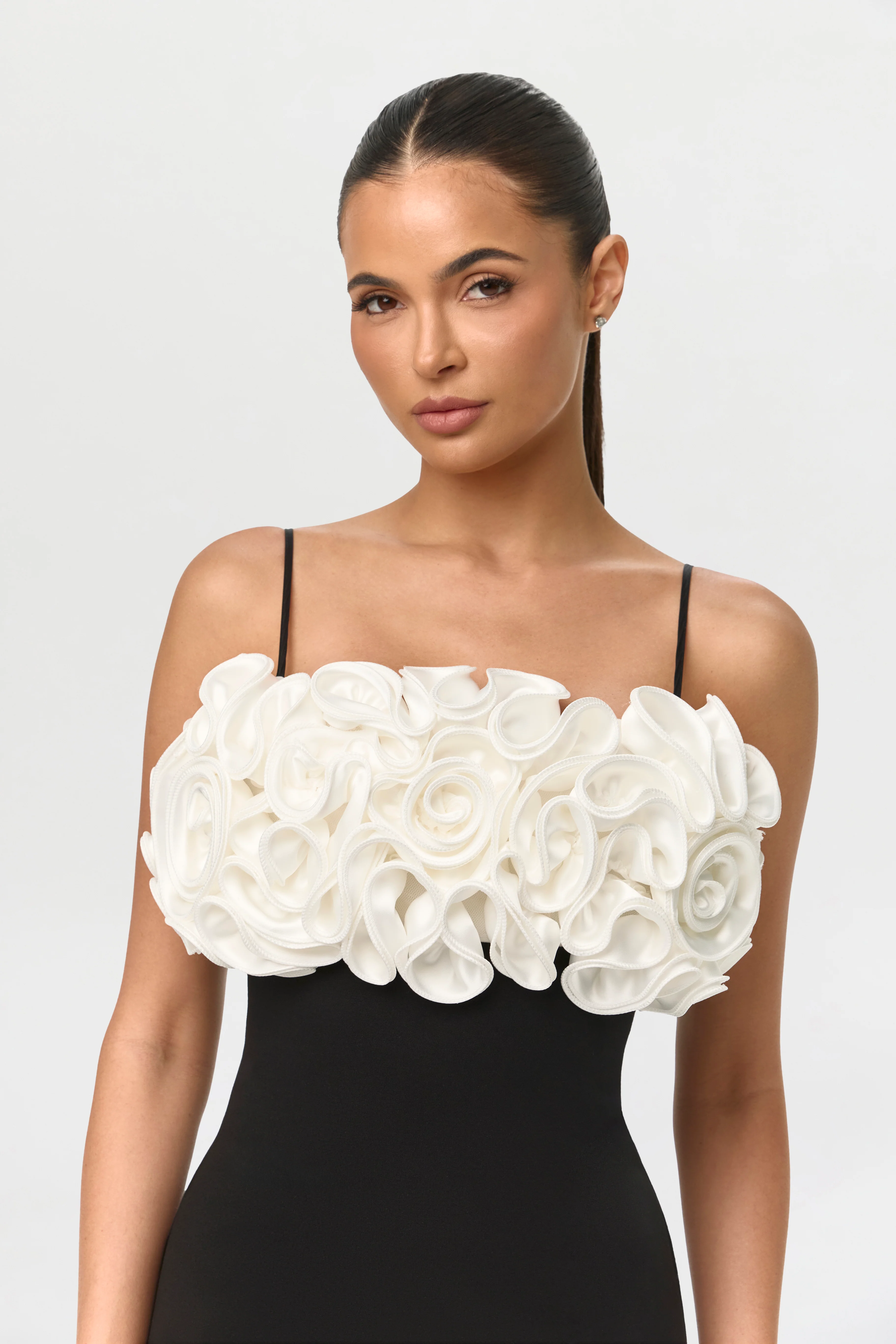 Ponte Roses Mini Dress - Image 3