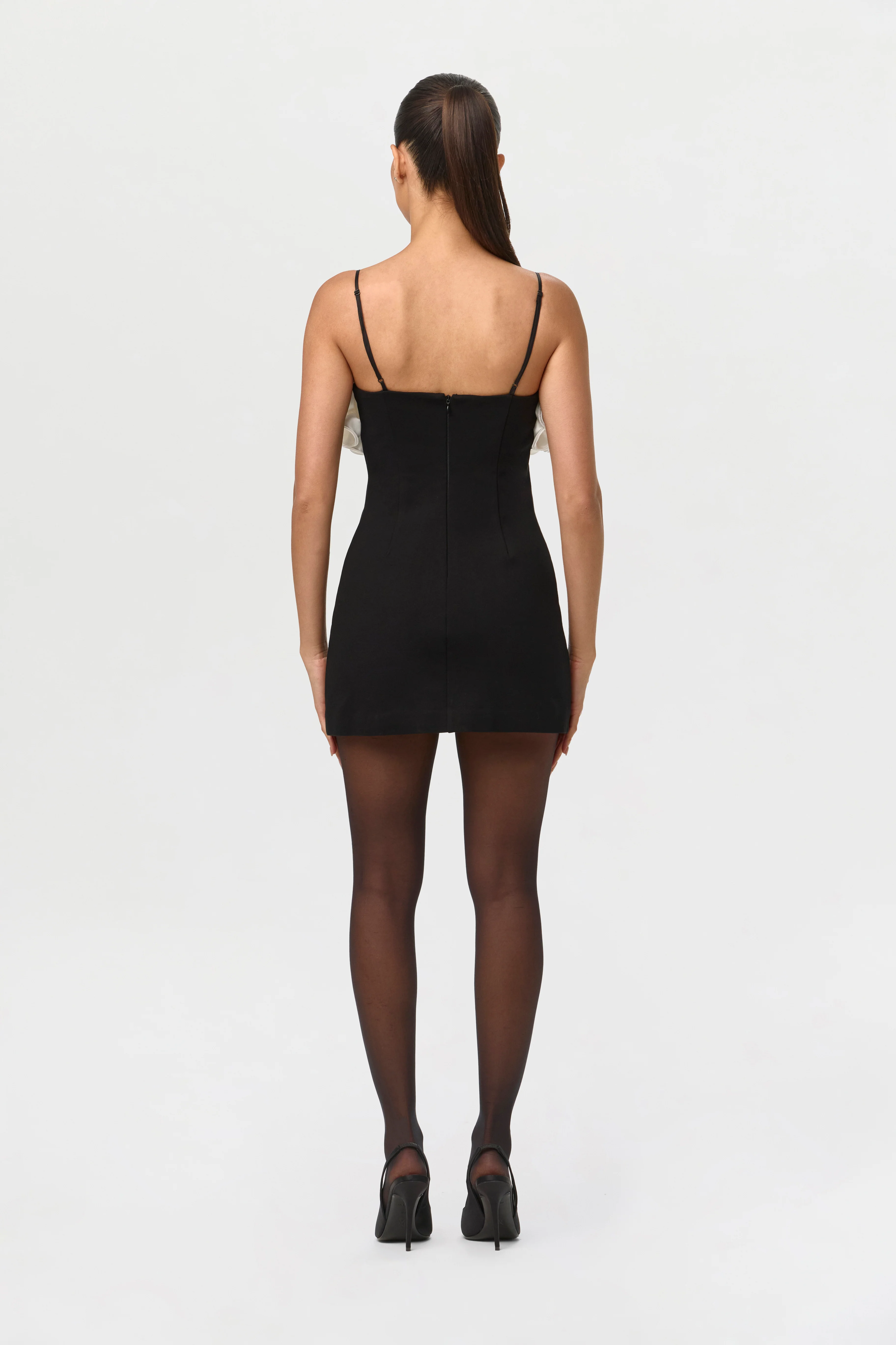 Ponte Roses Mini Dress - Image 5