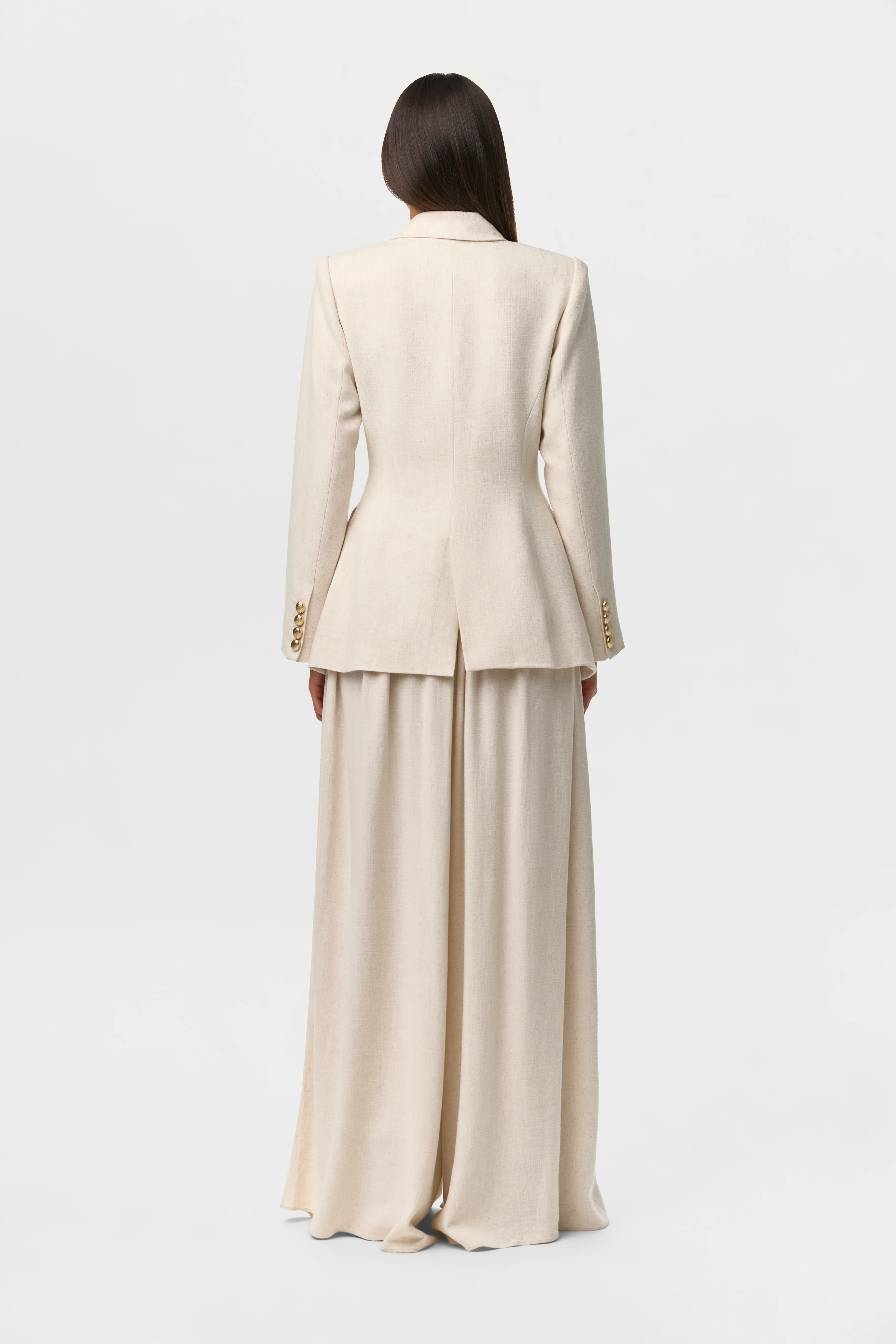 Linen Sculpt Suited Blazer - Image 12