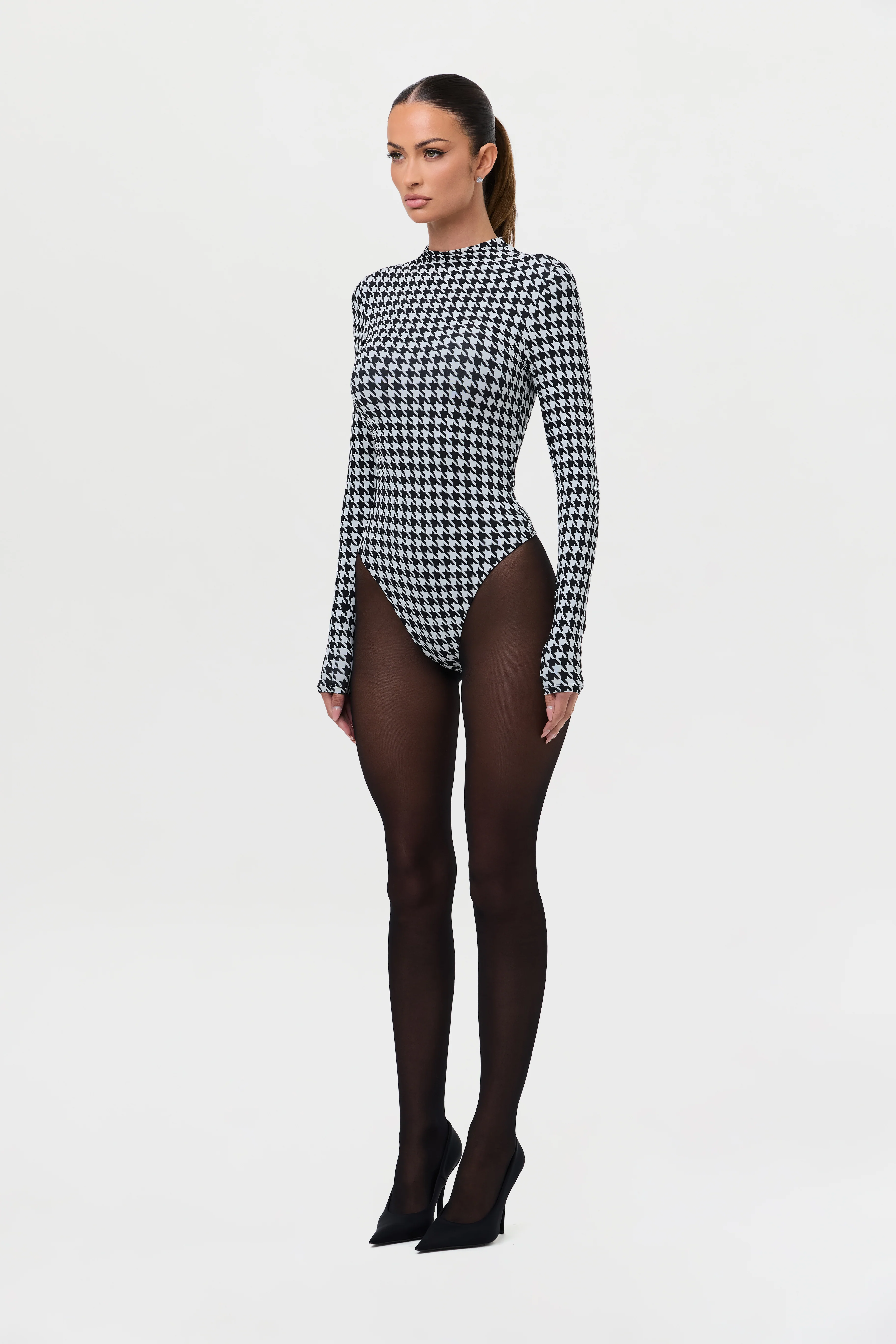 Naked Print Bodysuit - Image 35