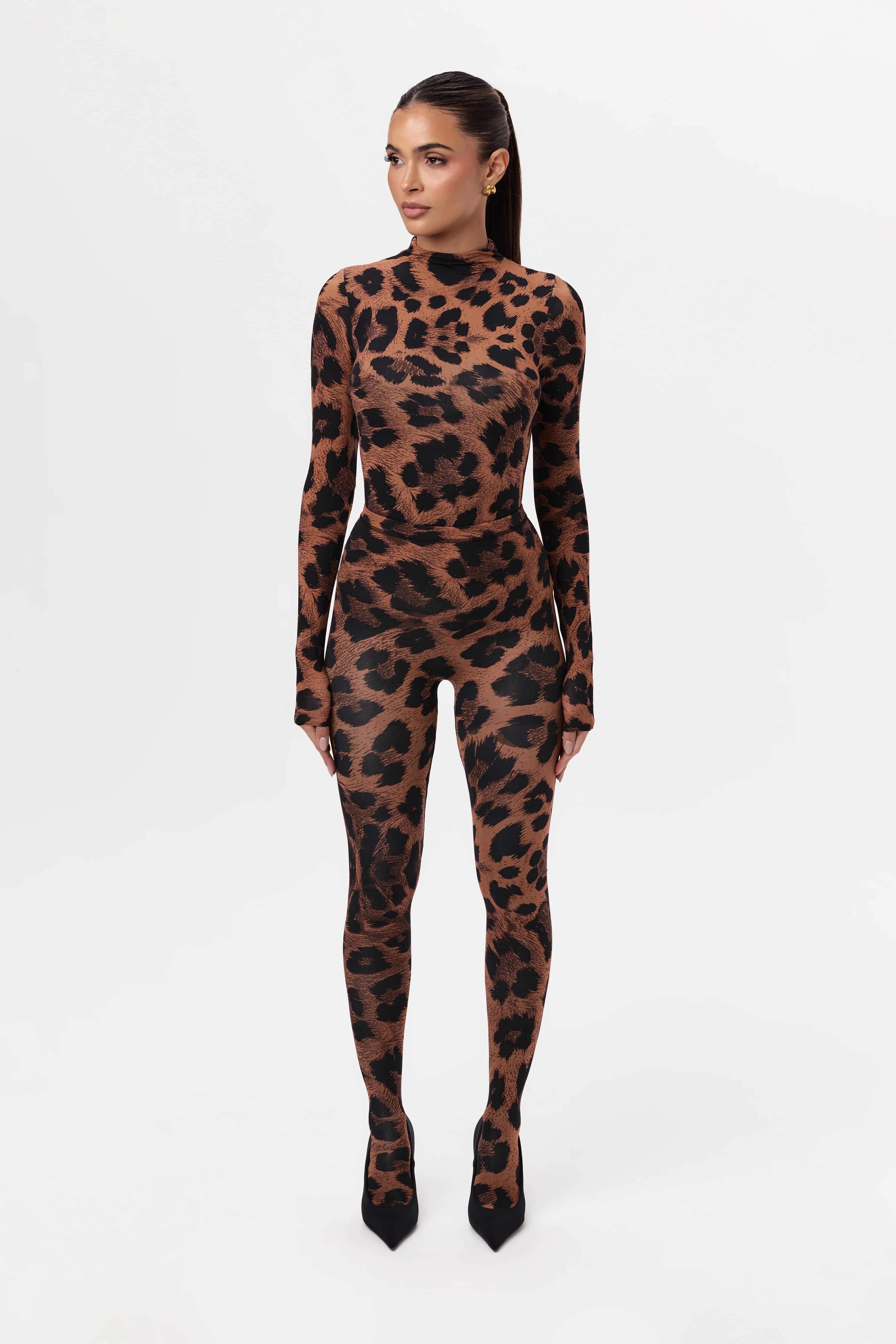 Naked Print Tights Petite - Image 27