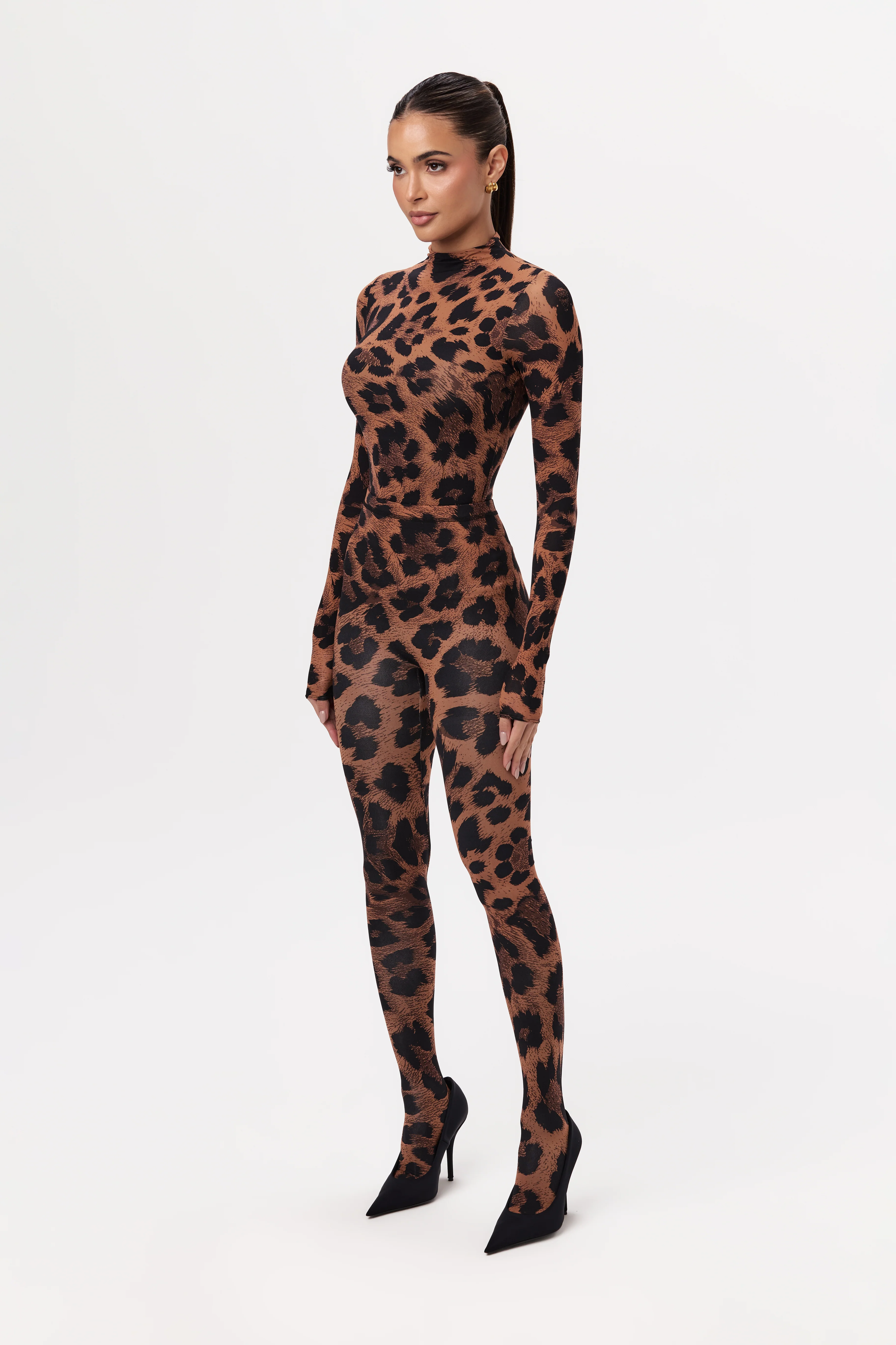 Naked Print Tights Petite - Image 29