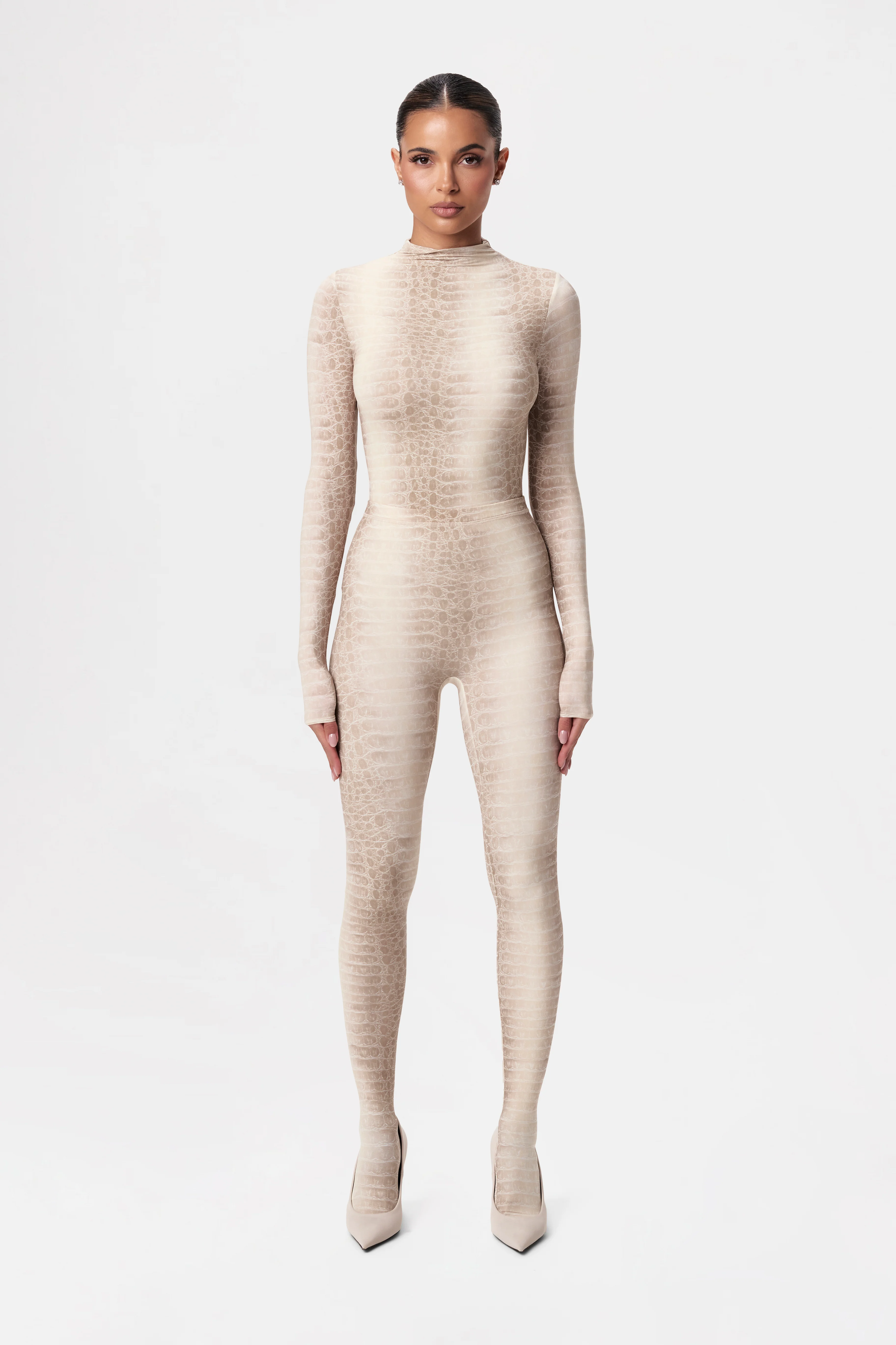 Naked Print Tights Petite - Image 33