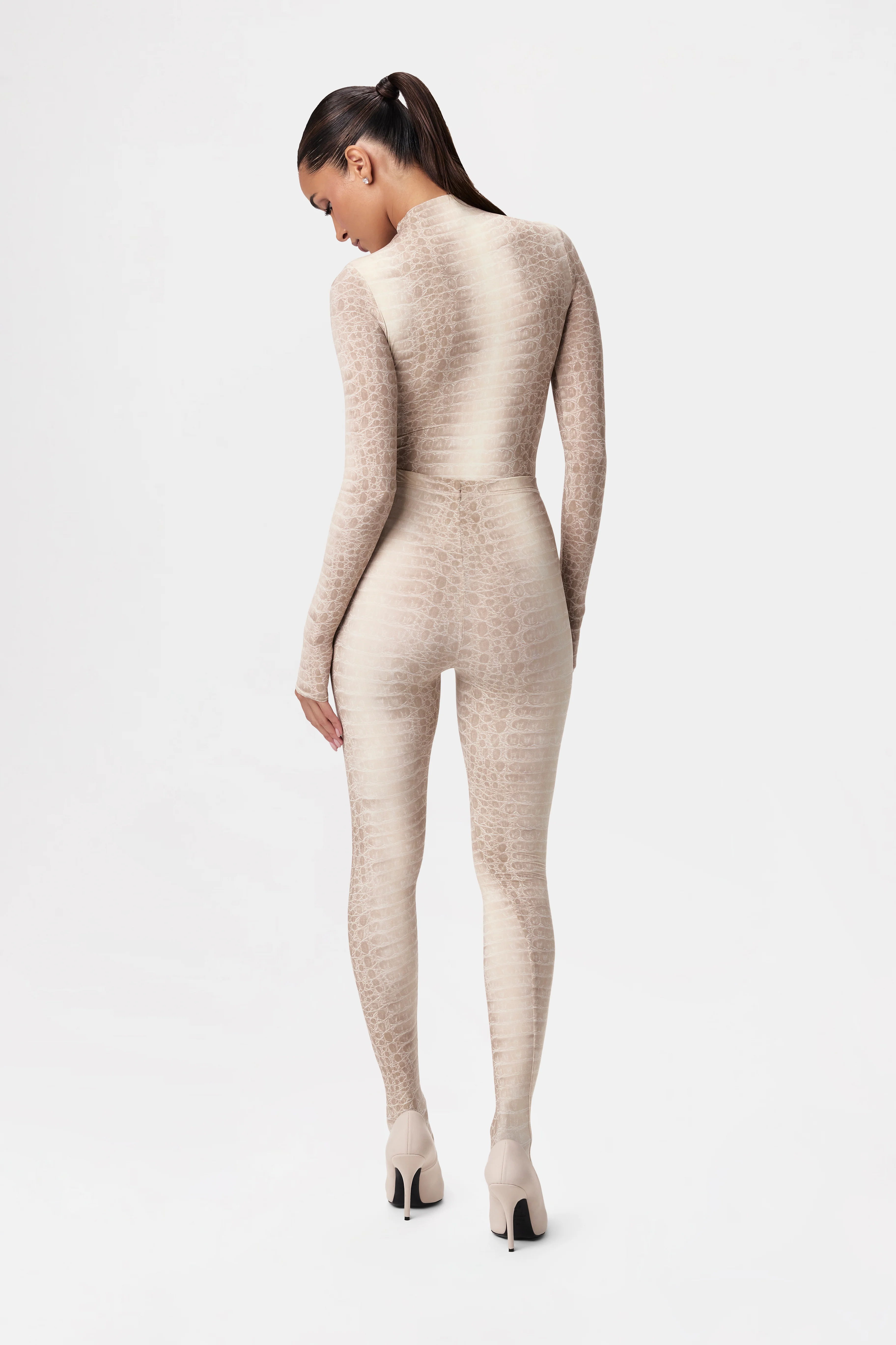 Naked Print Tights Petite - Image 36