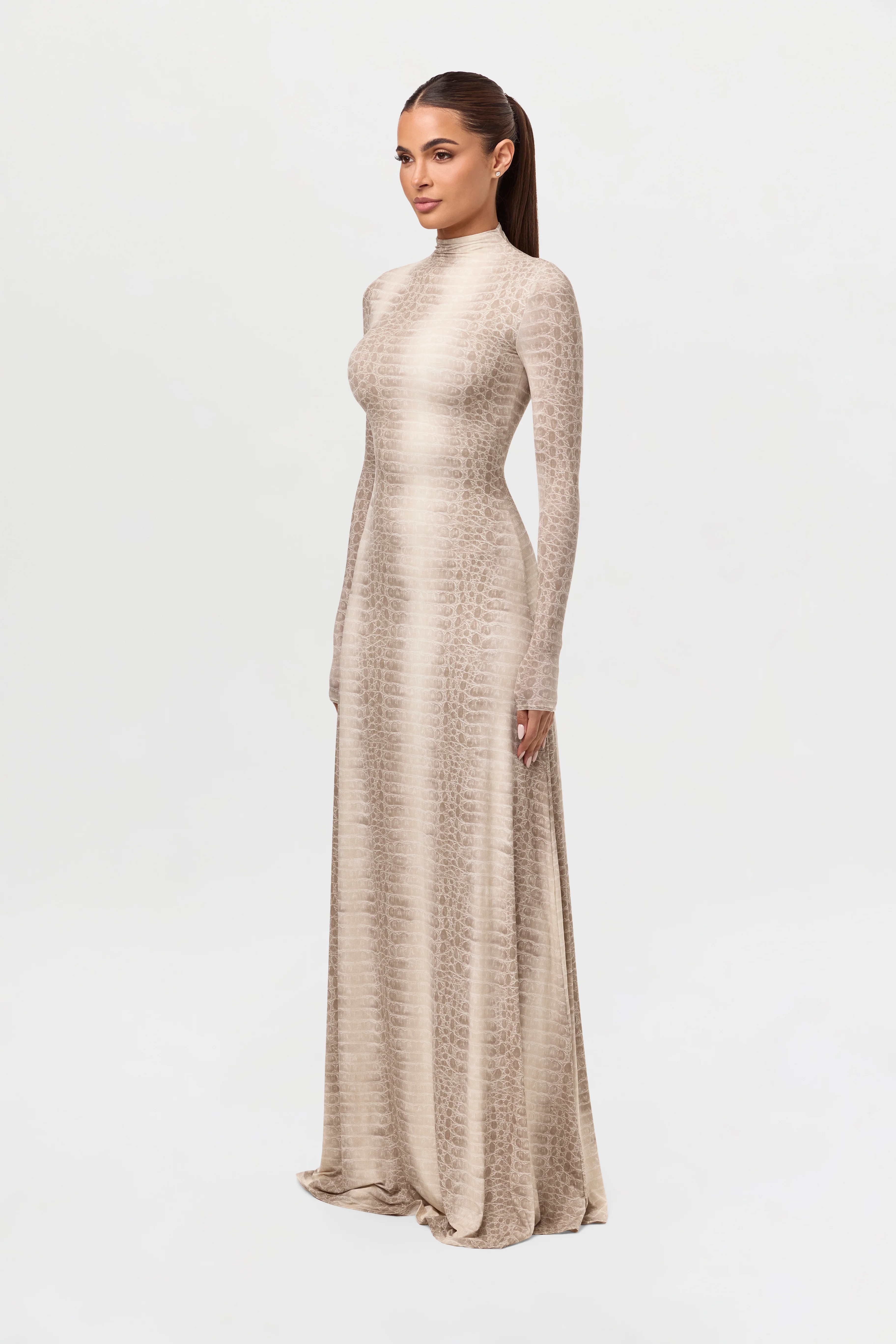 Naked Print Maxi Dress - Image 10