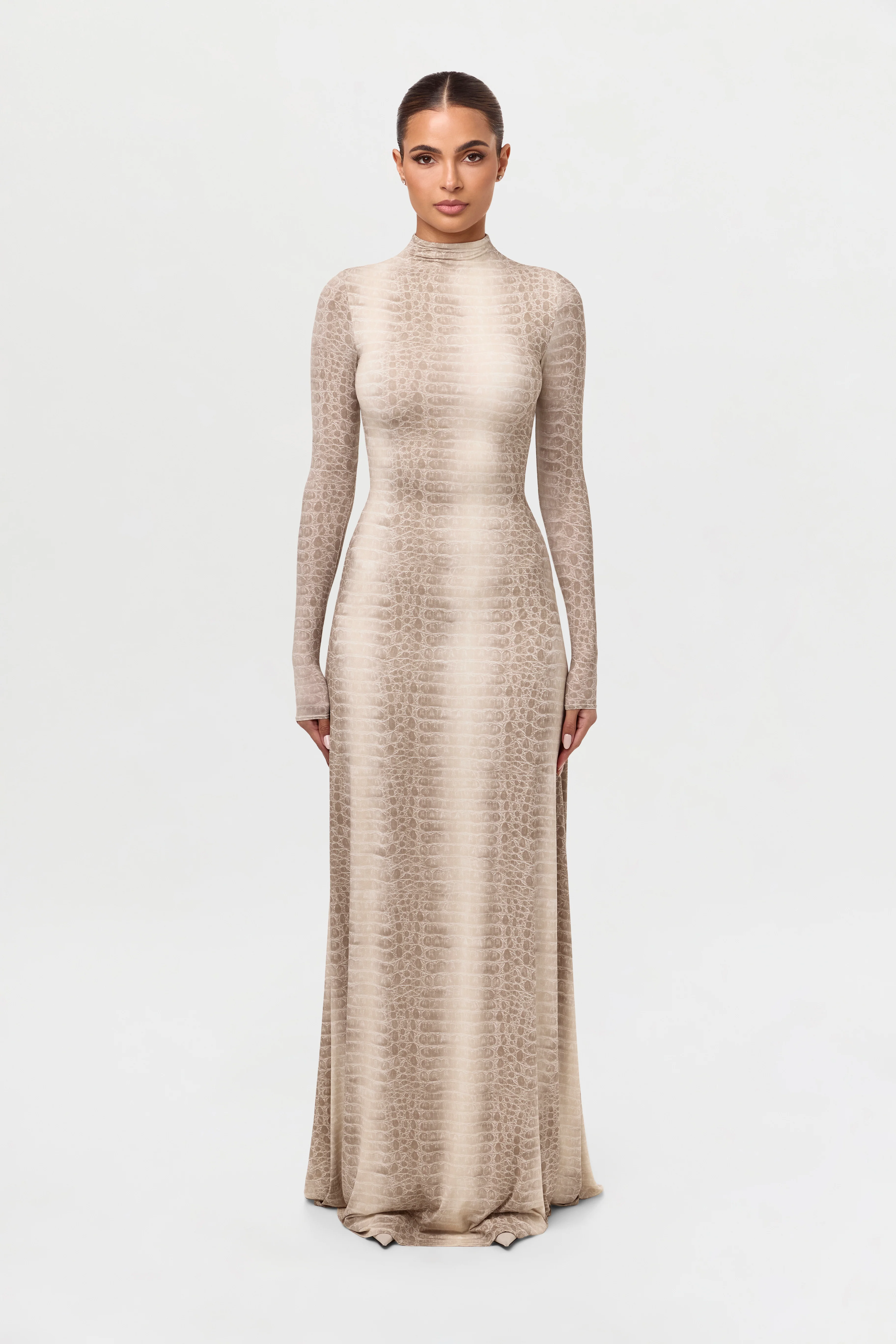 Naked Print Maxi Dress - Image 11