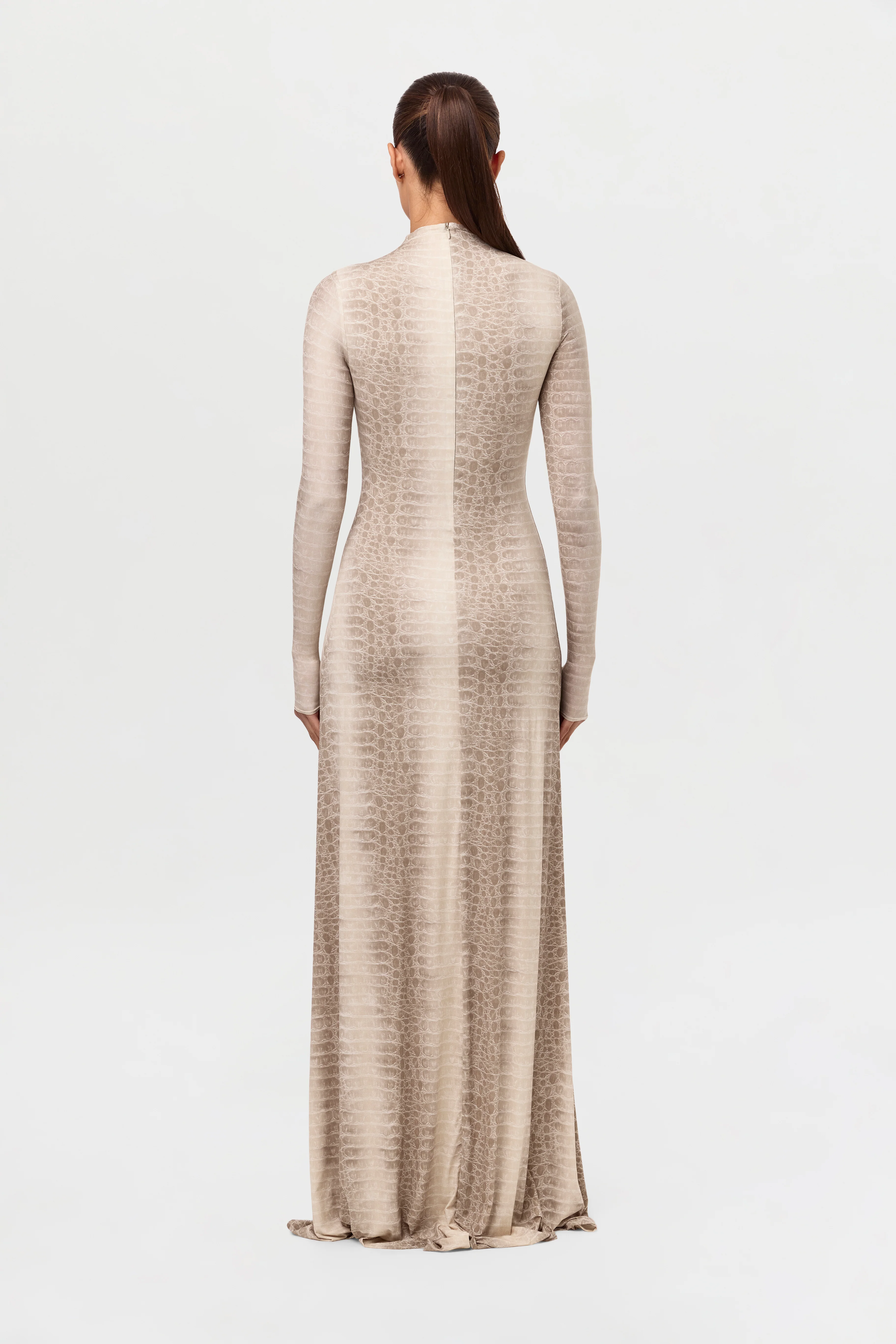 Naked Print Maxi Dress - Image 13