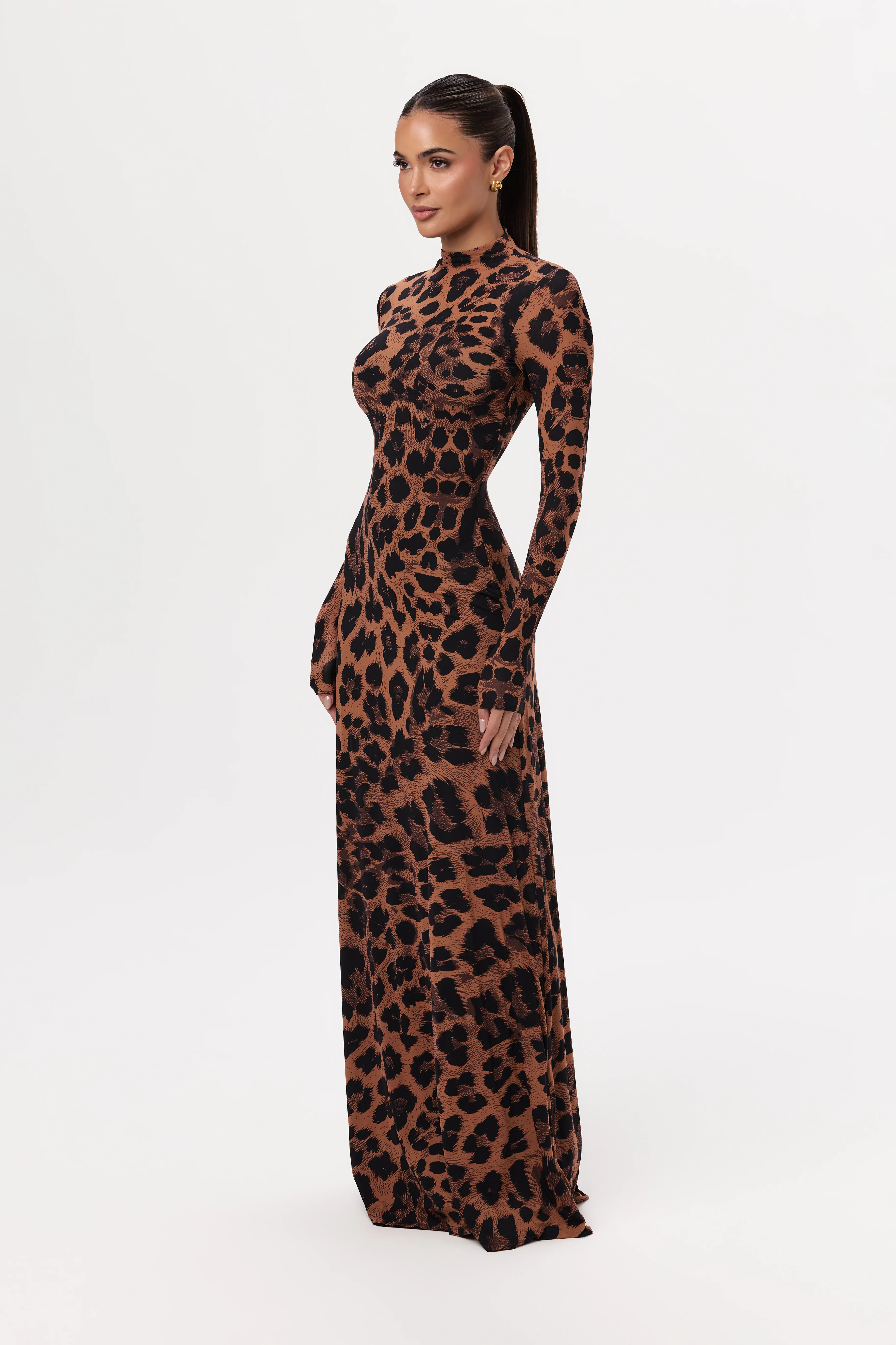 Naked Print Maxi Dress - Image 5