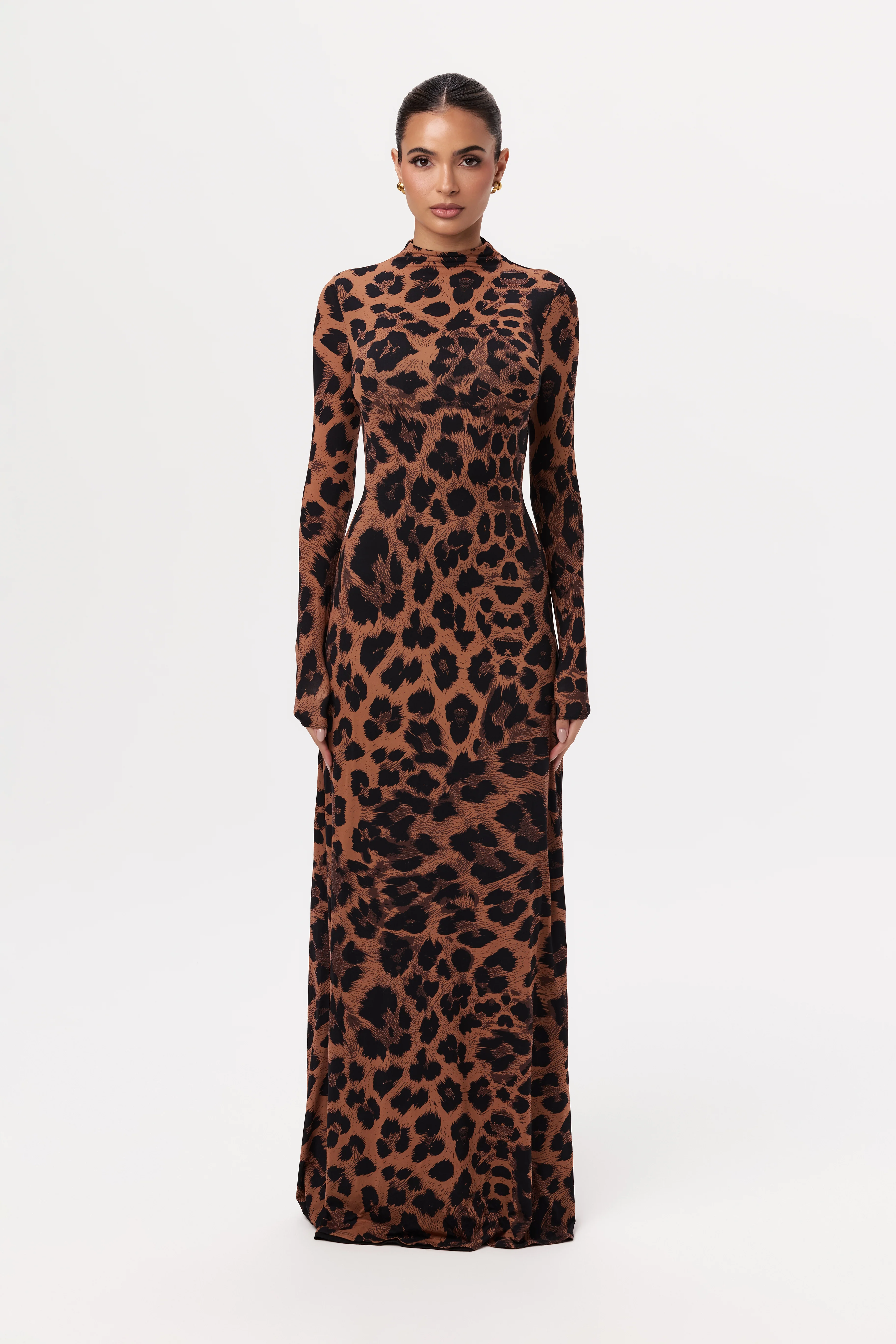 Naked Print Maxi Dress - Image 6