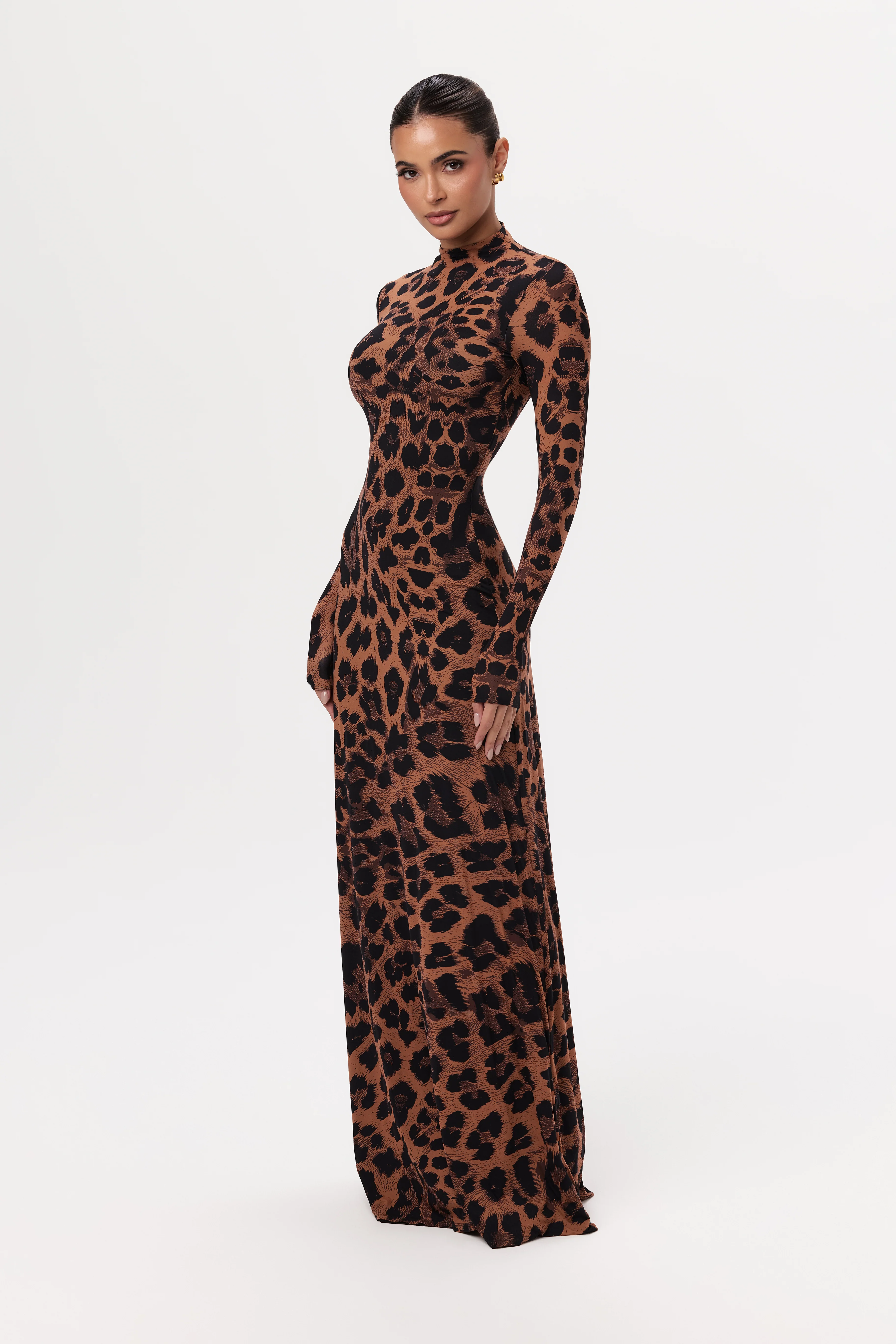 Naked Print Maxi Dress - Image 8