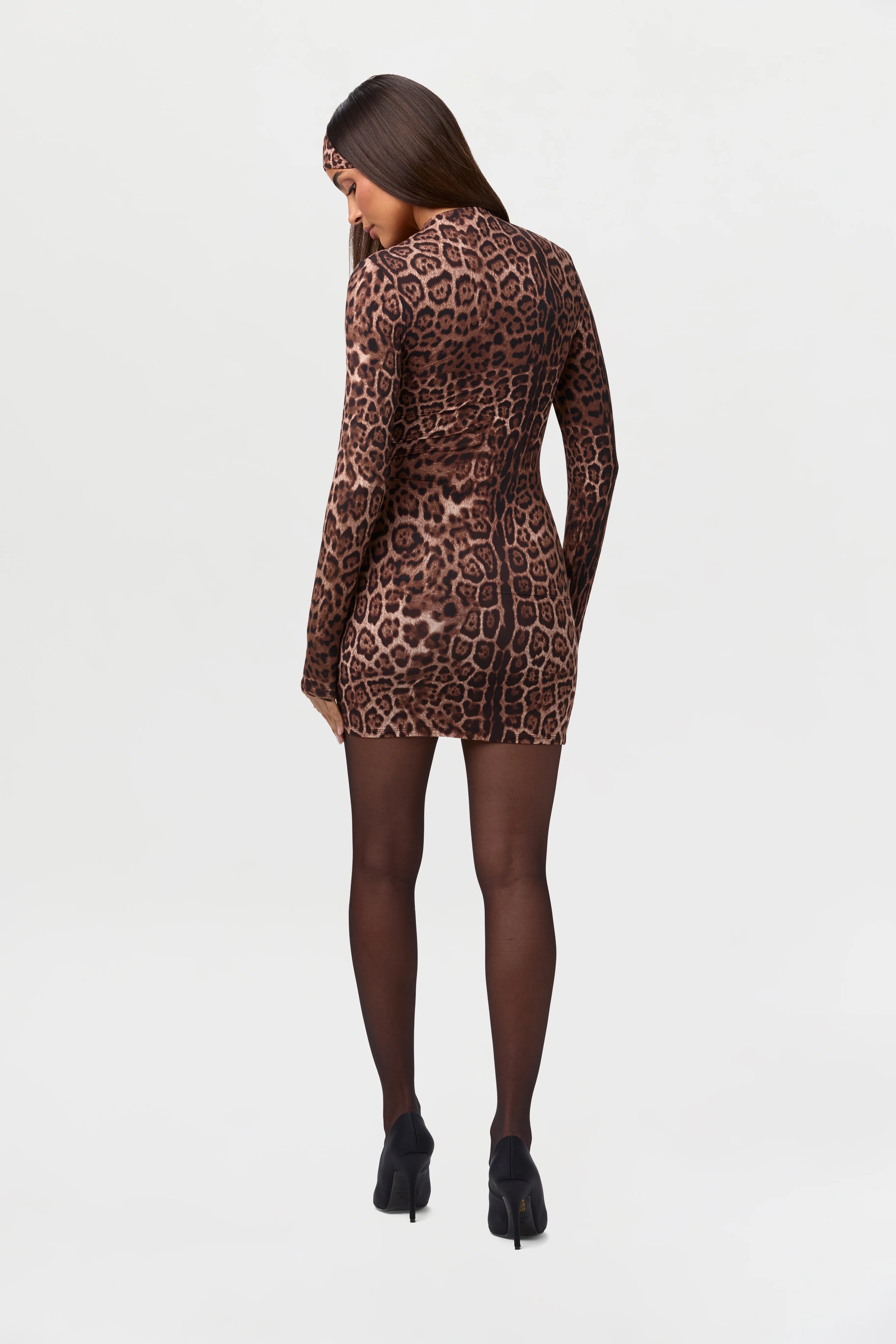 Naked Print Mini Dress - Image 15